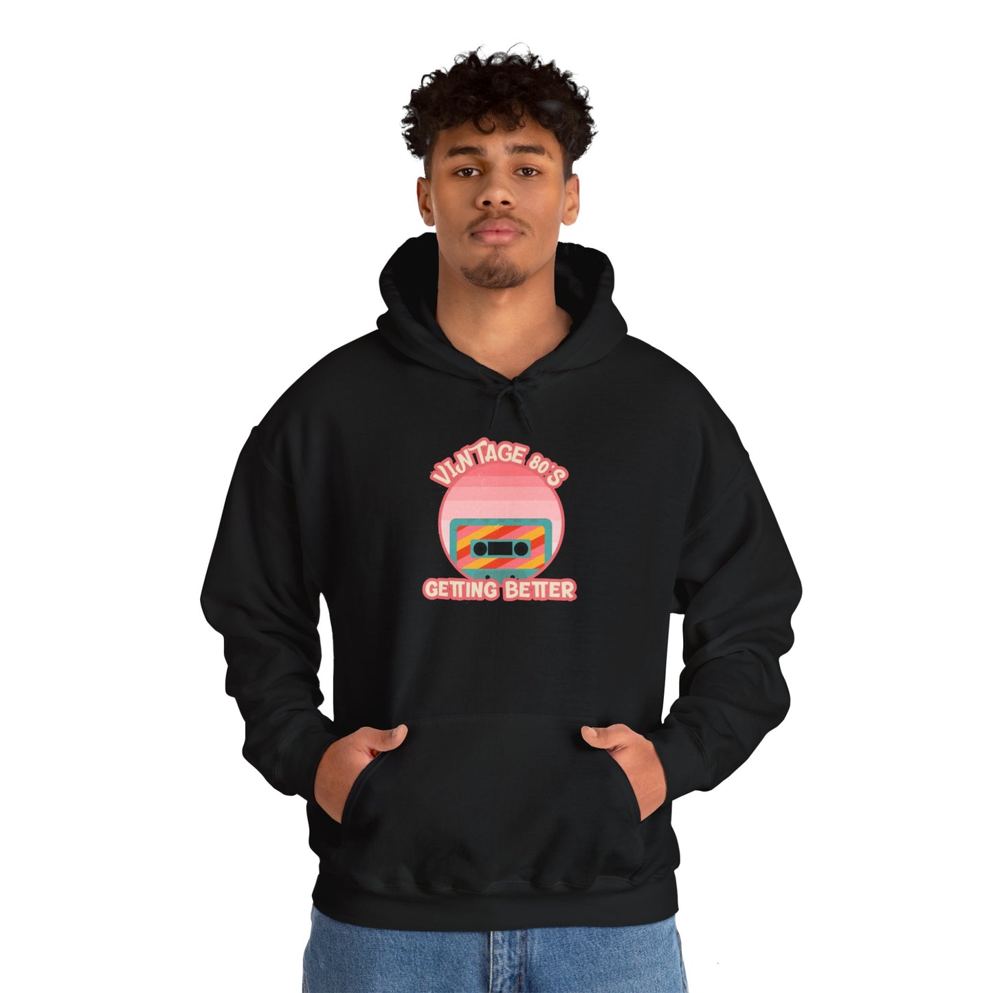 Vintage 80's Getting Better Unisex Hoodie