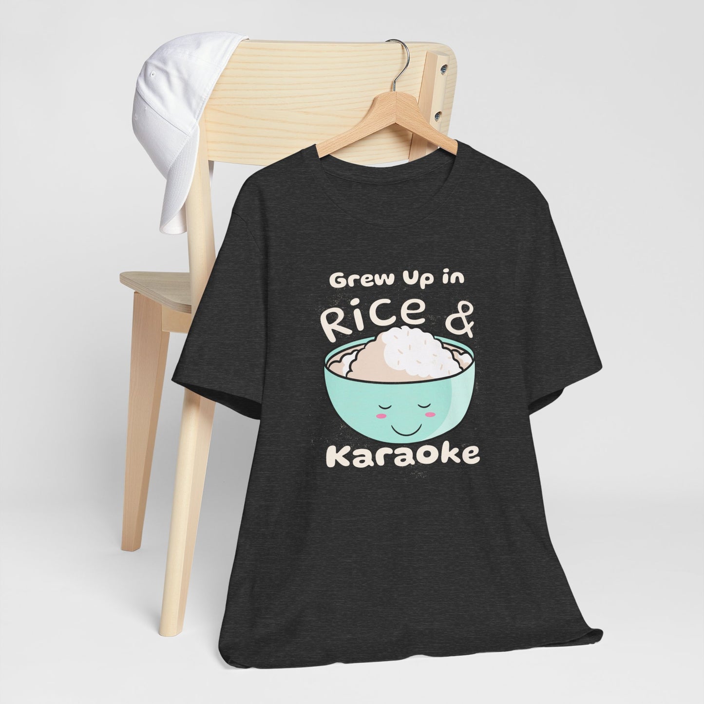 Grew Up in Rice and Karaoke Premium Soft Men's Tee