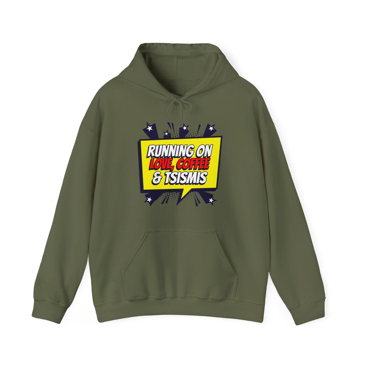 Running on Love, Coffee & Tsismis Hoodie