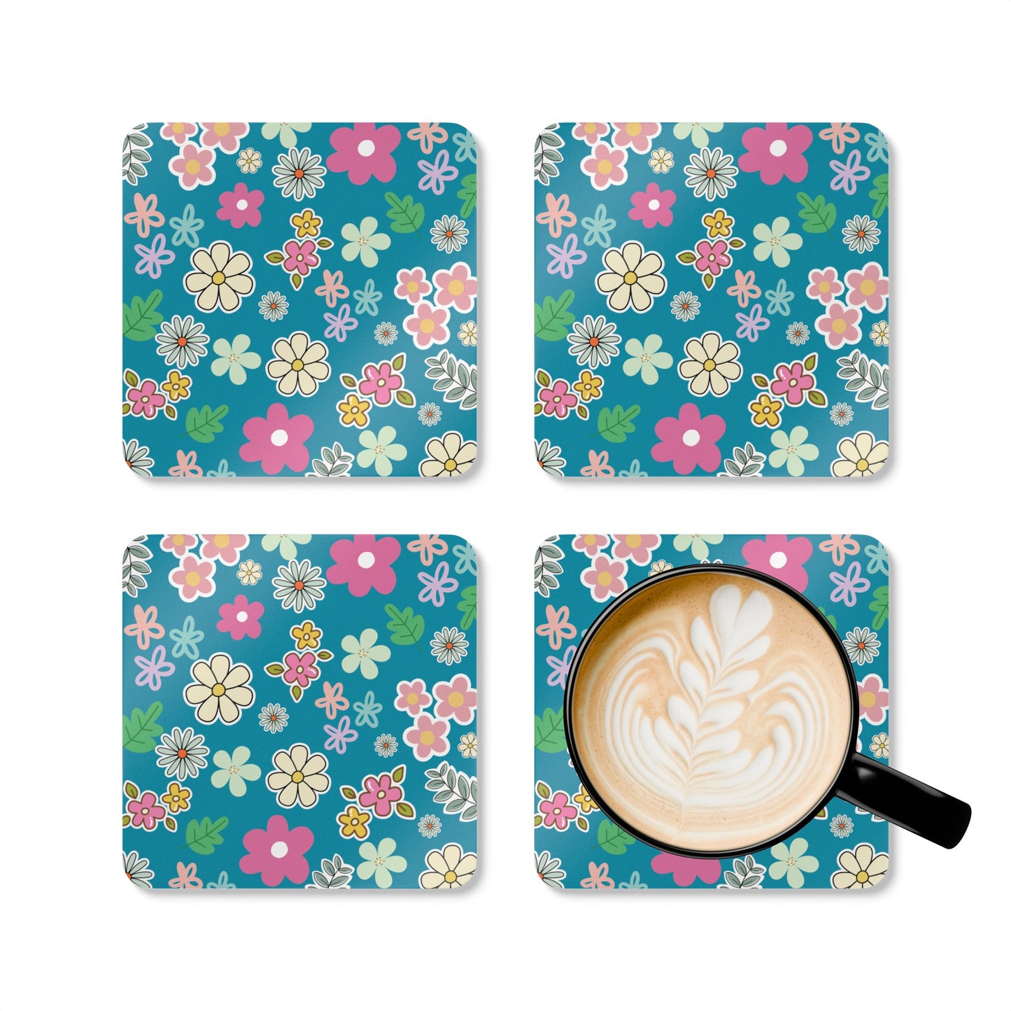 Blooming Beauty Coaster Set