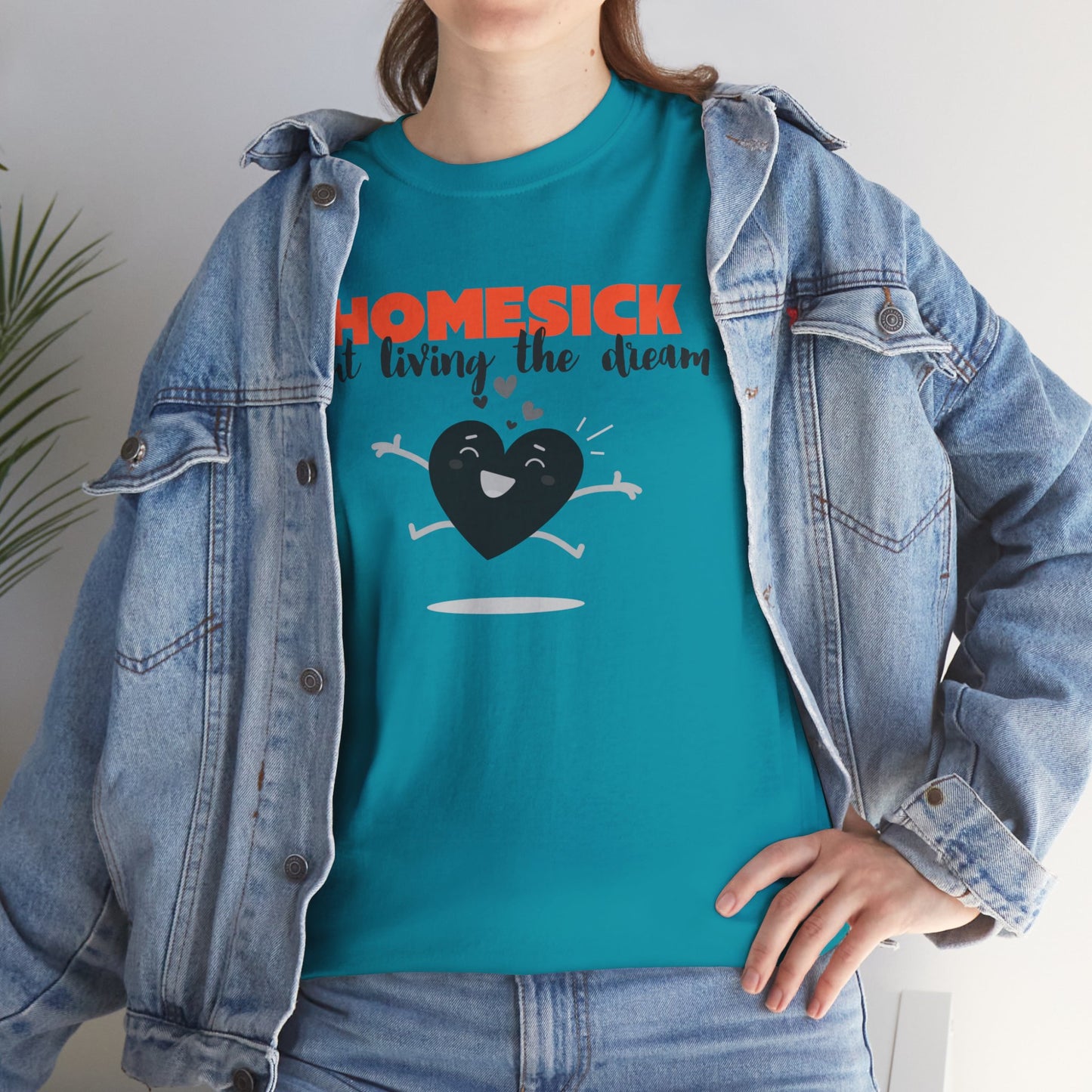 Homesick But Living the Dream Cotton Tee