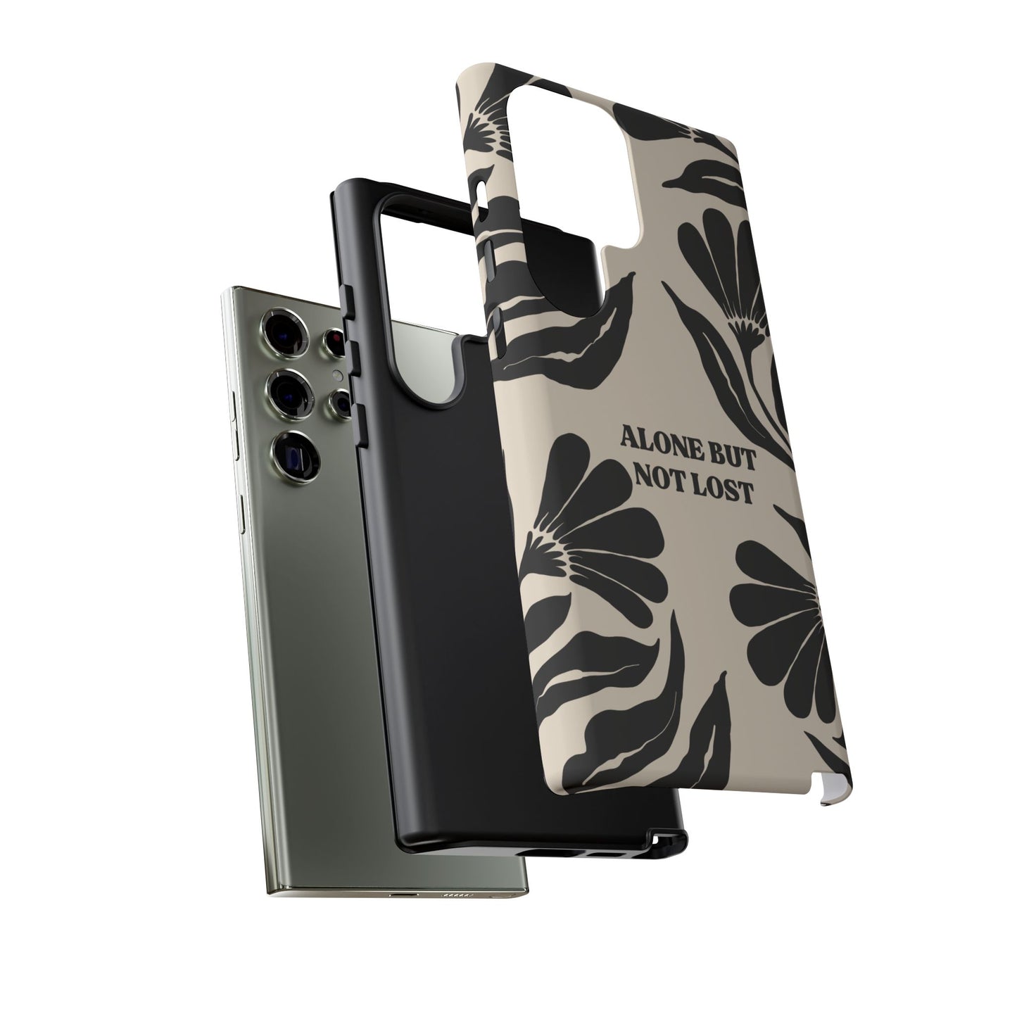 'Alone But Not Lost' Phone Case