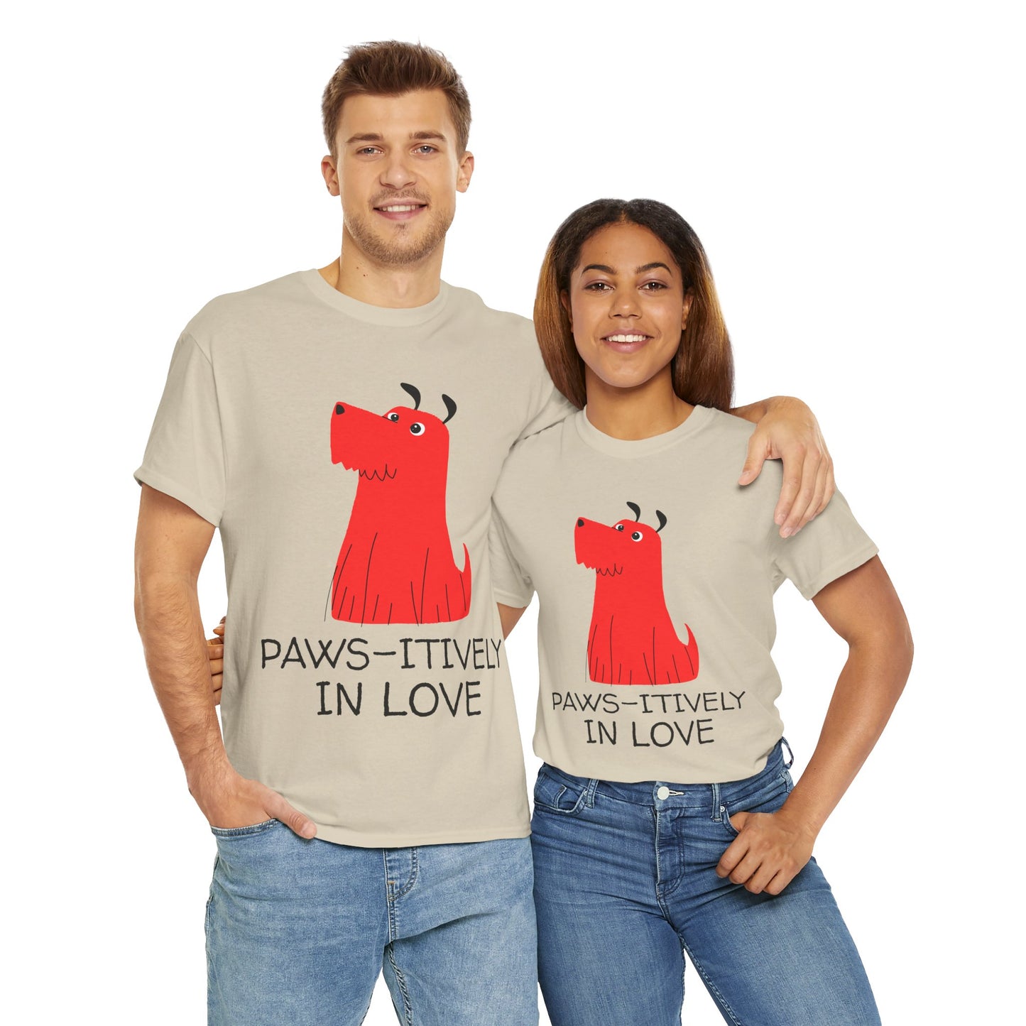 Paws-itive In Love Tee