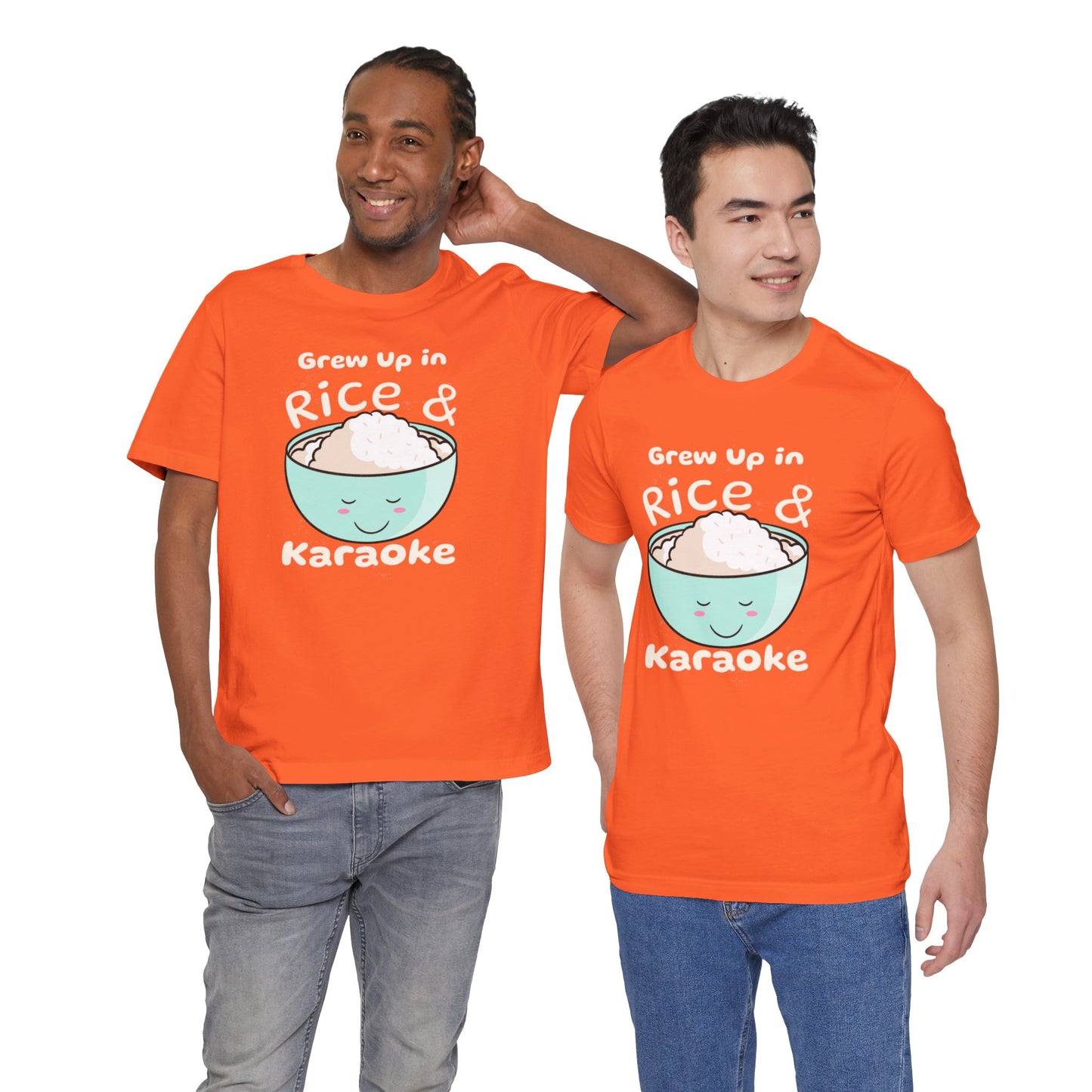 Grew Up in Rice and Karaoke Premium Soft Men's Tee