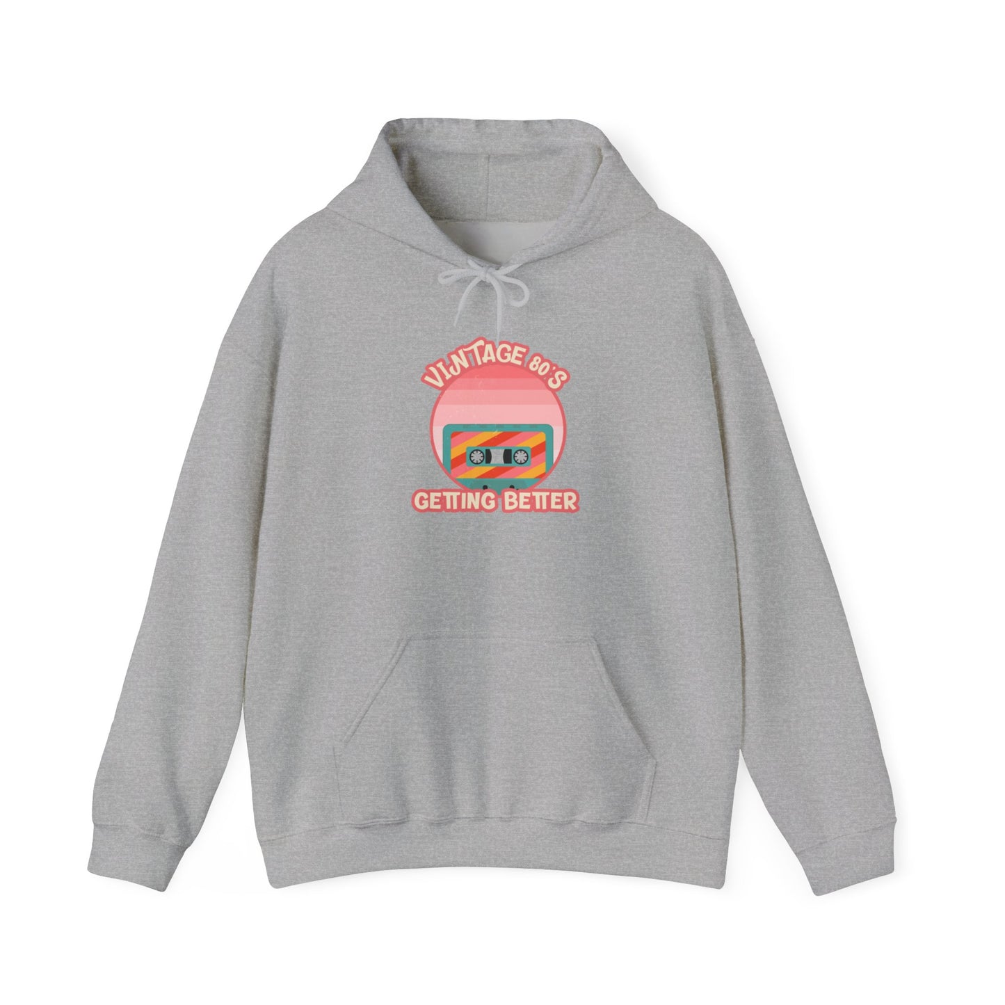 Vintage 80's Getting Better Unisex Hoodie