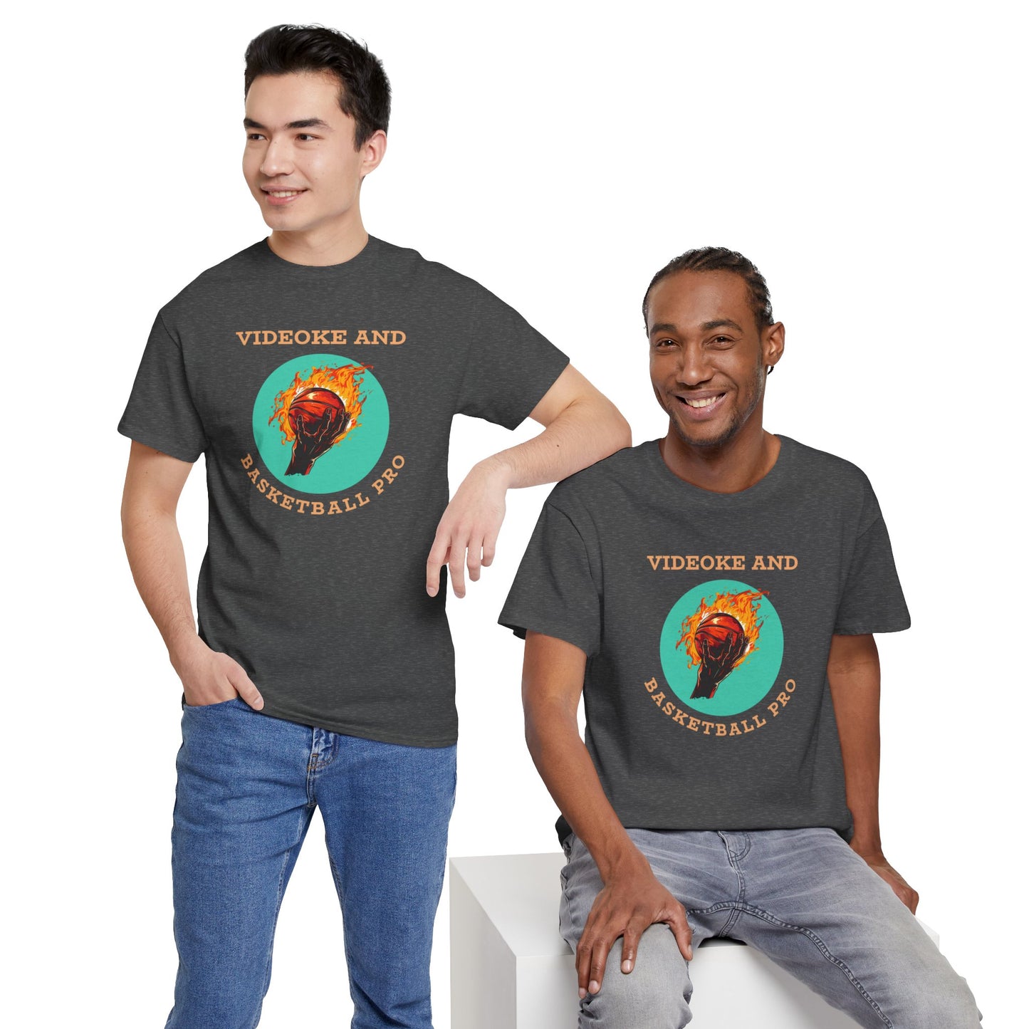 Videoke and Basket Ball Men's Tee