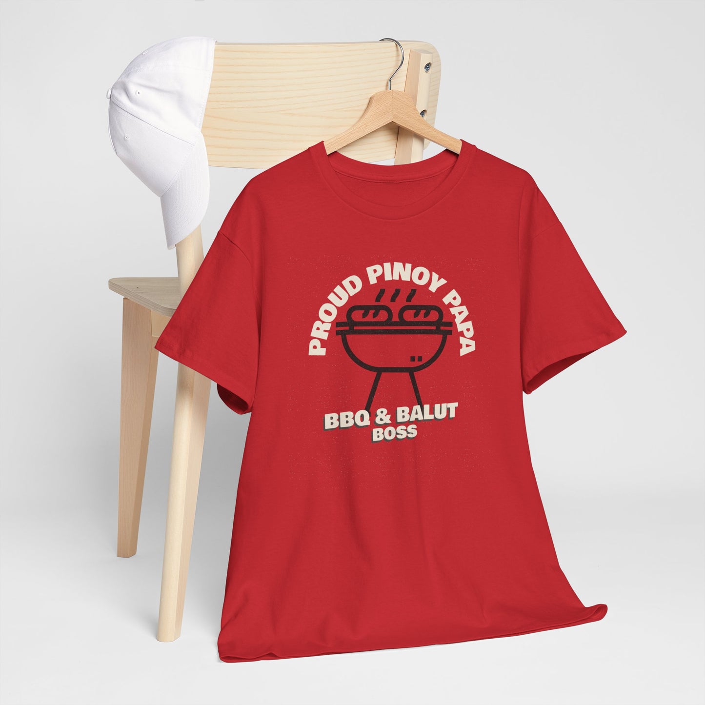Proud Pinoy Papa BBQ and Balut Boss Men's Tee