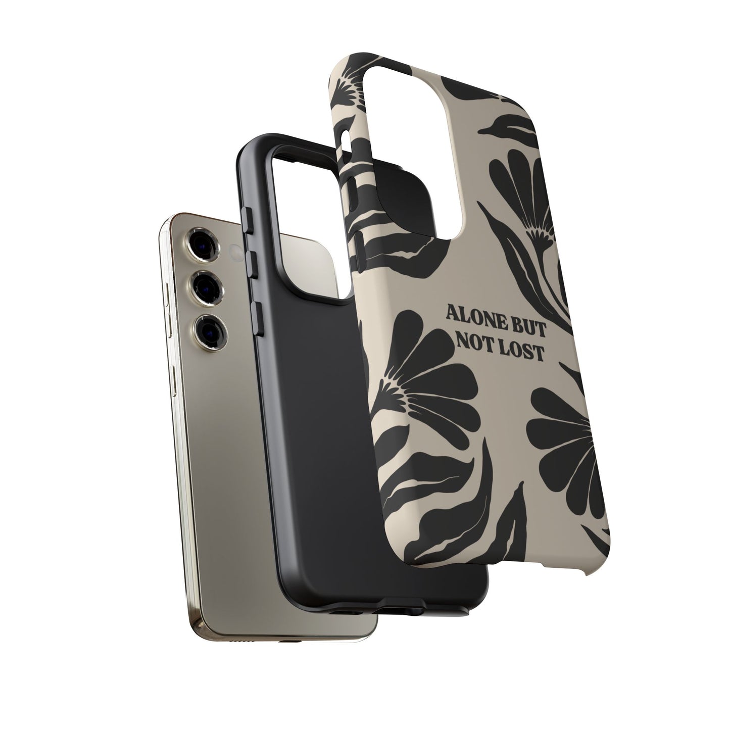 'Alone But Not Lost' Phone Case