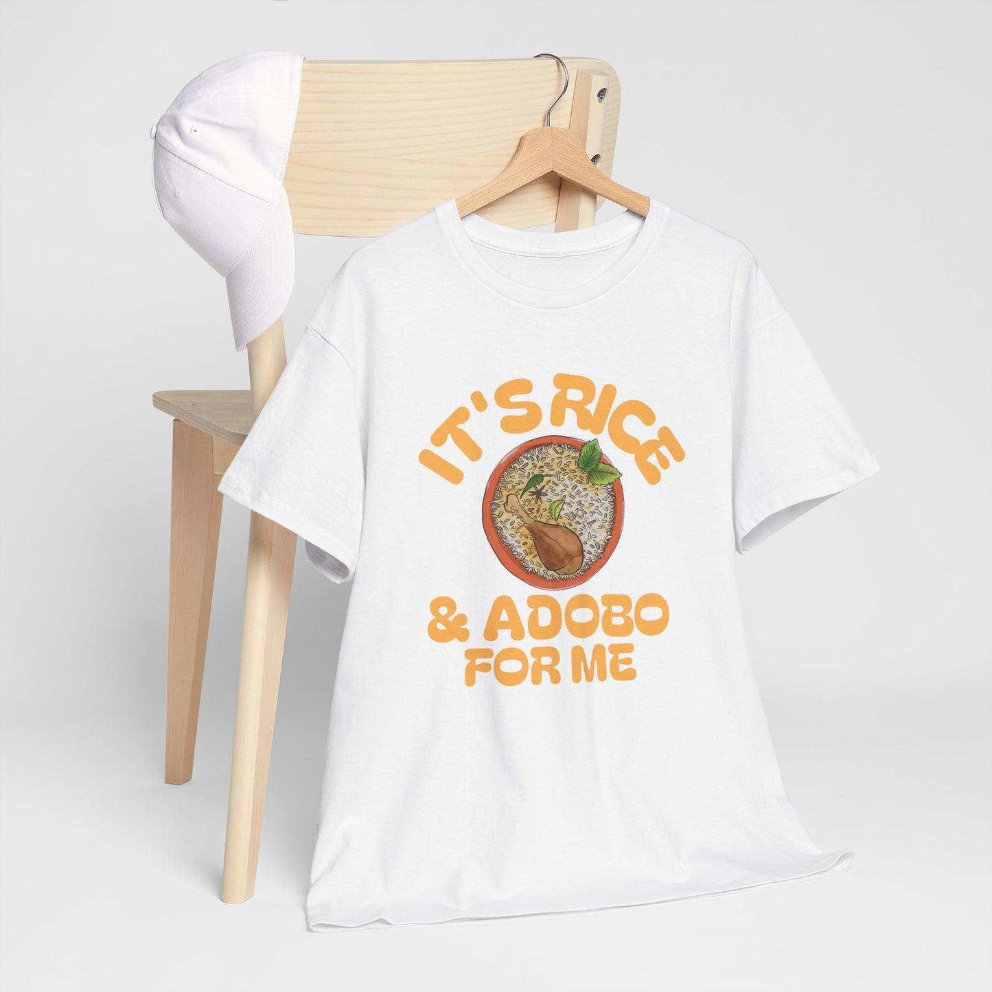 It's Rice and Adobo For Me Men's Cotton Tee