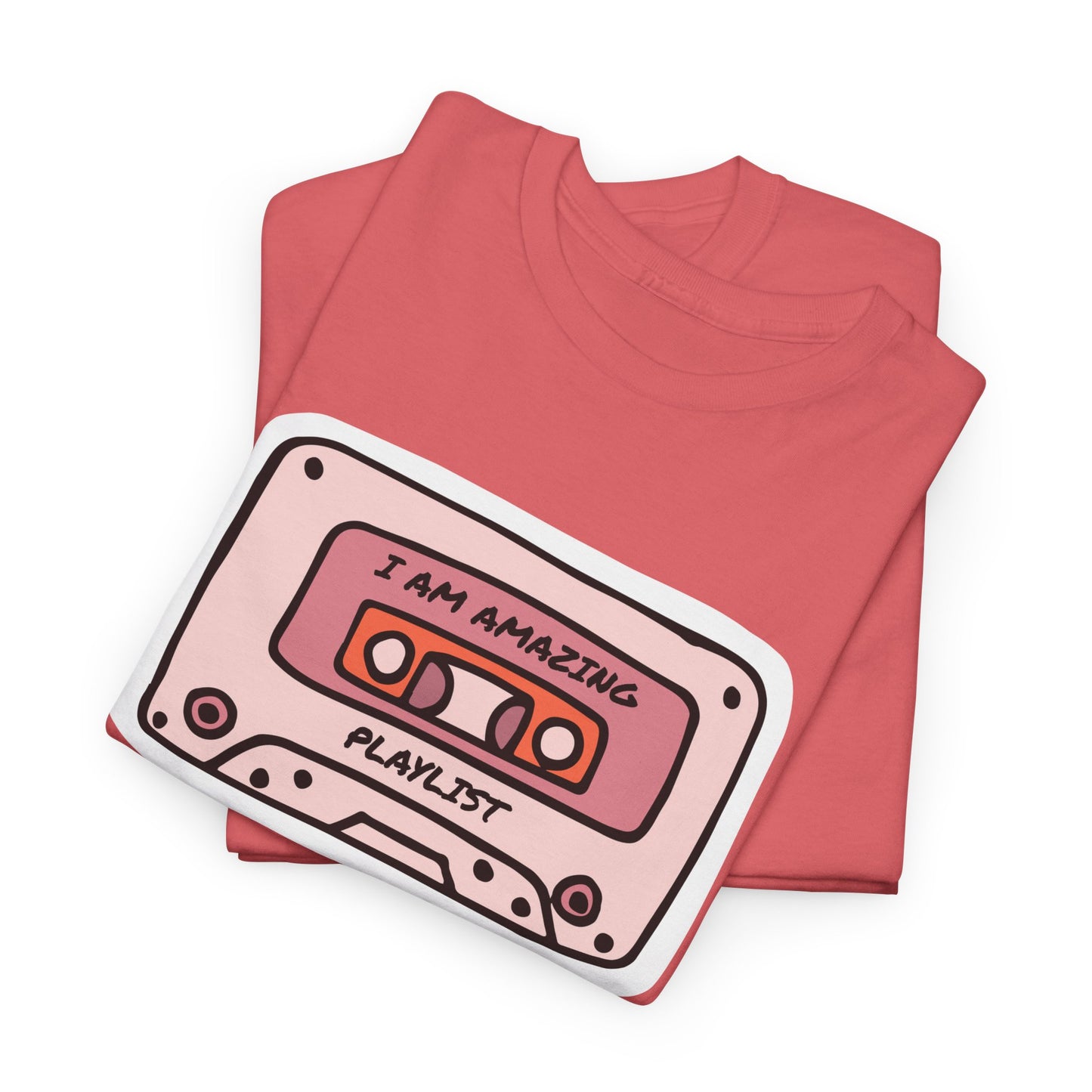Stress Less Live More Retro Design Tee
