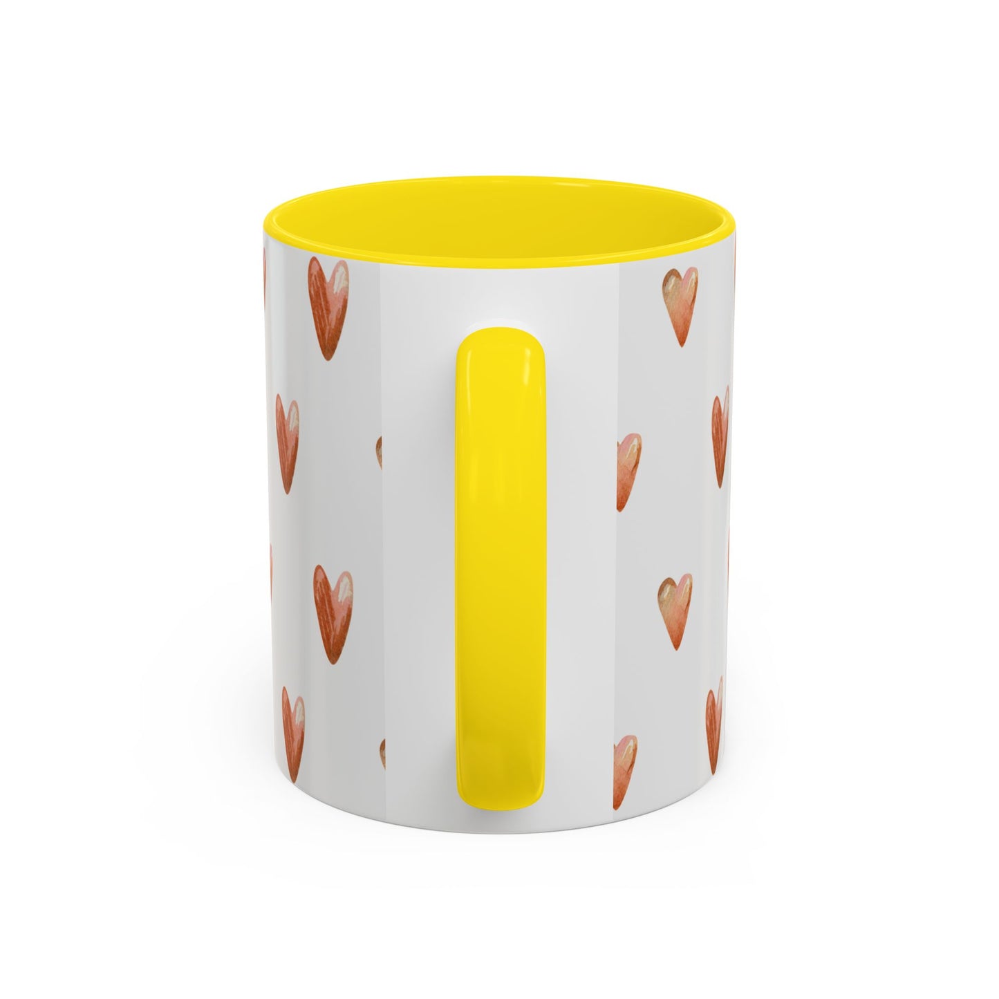 Small Sips, Big Wins Mug - Heart Patterned Accent