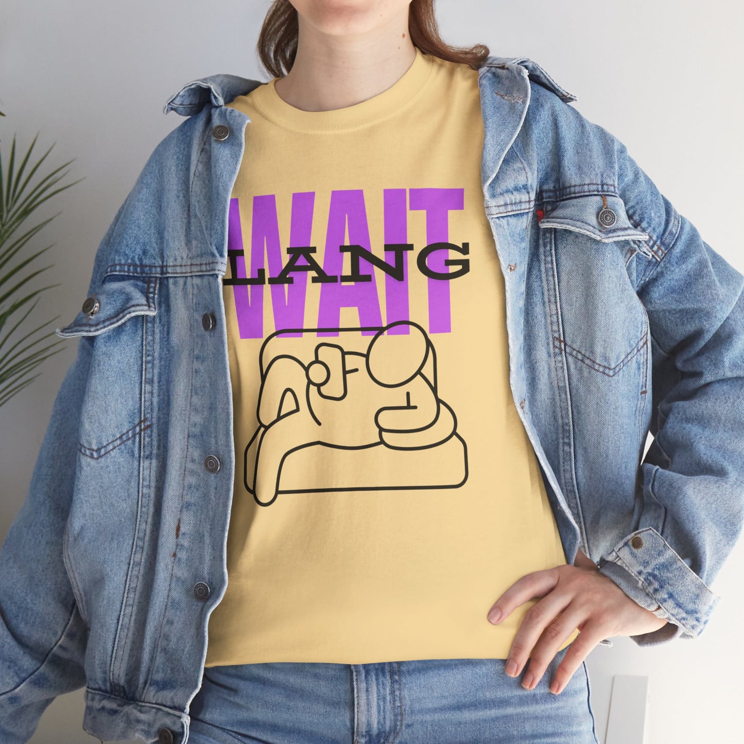 Wait Lang Men's Cotton Tee