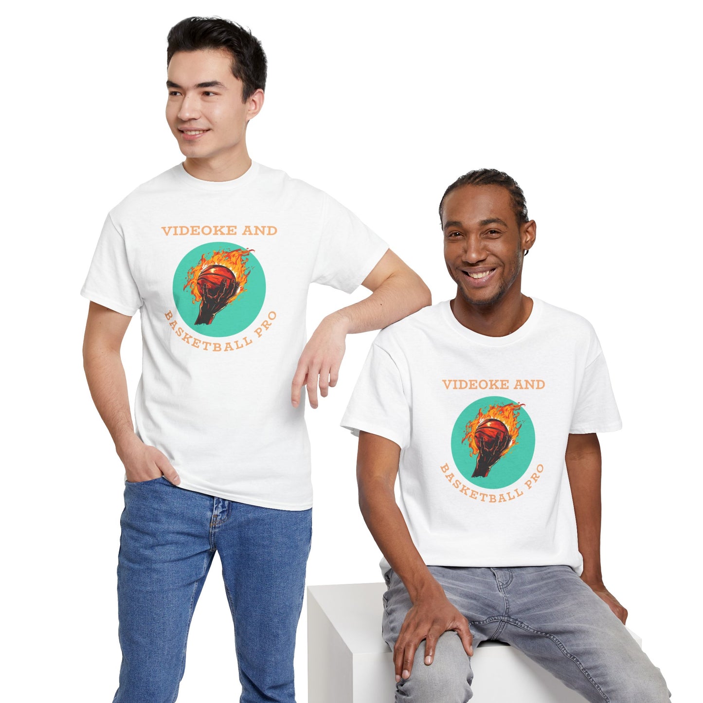 Videoke and Basket Ball Men's Tee
