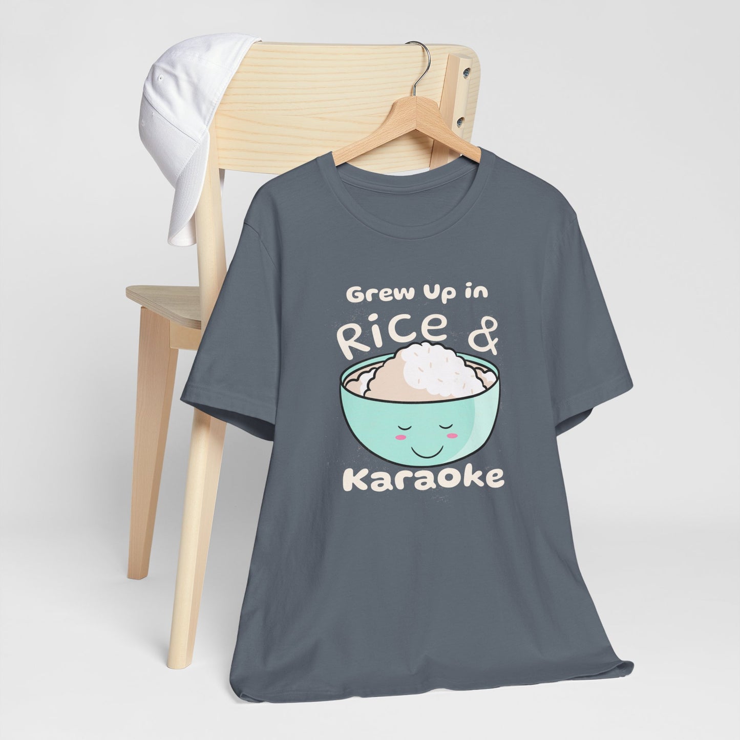 Grew Up in Rice and Karaoke Premium Soft Men's Tee