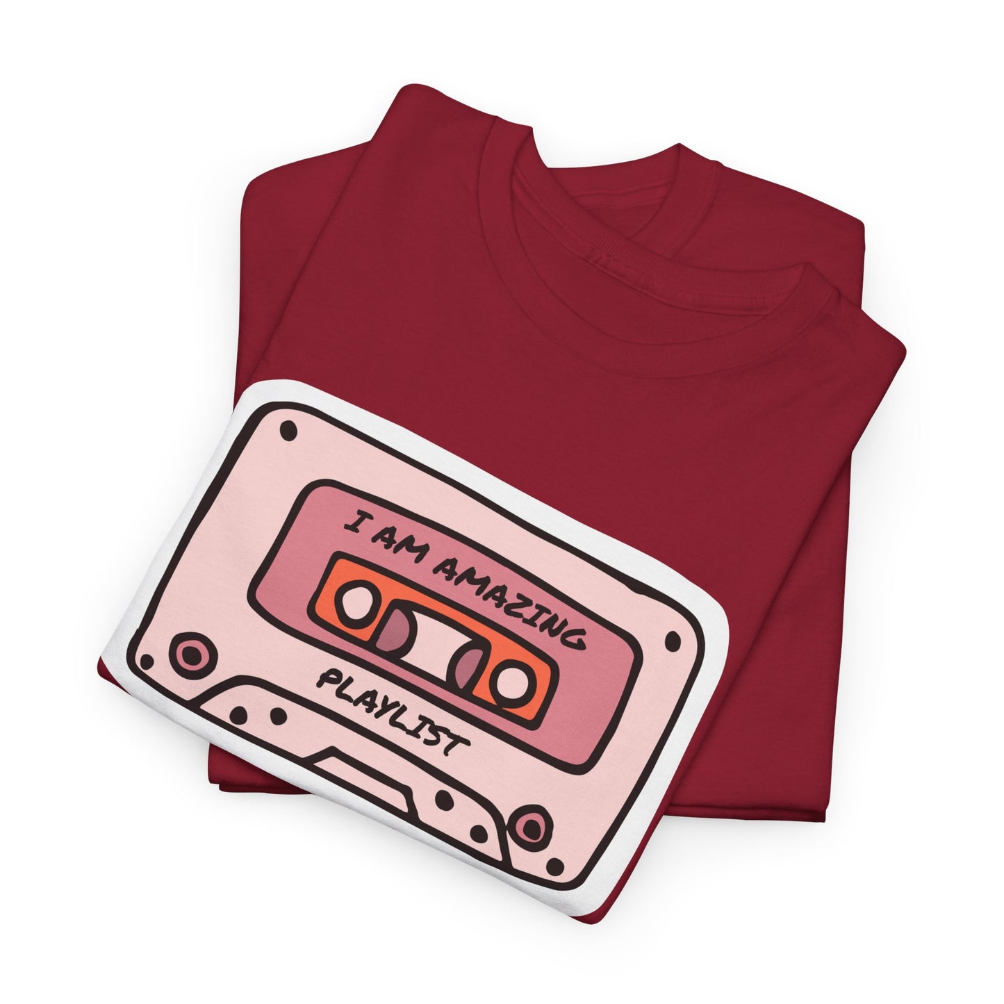 Stress Less Live More Retro Design Tee