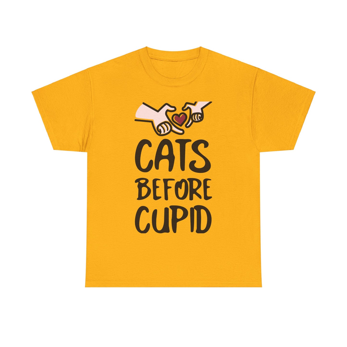 Cats Before Cupid Heavy Cotton Tee