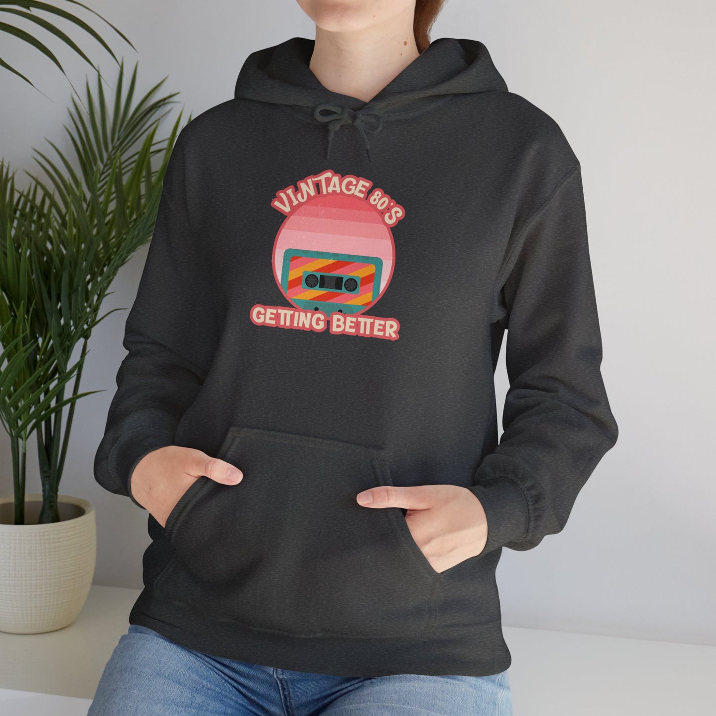 Vintage 80's Getting Better Unisex Hoodie