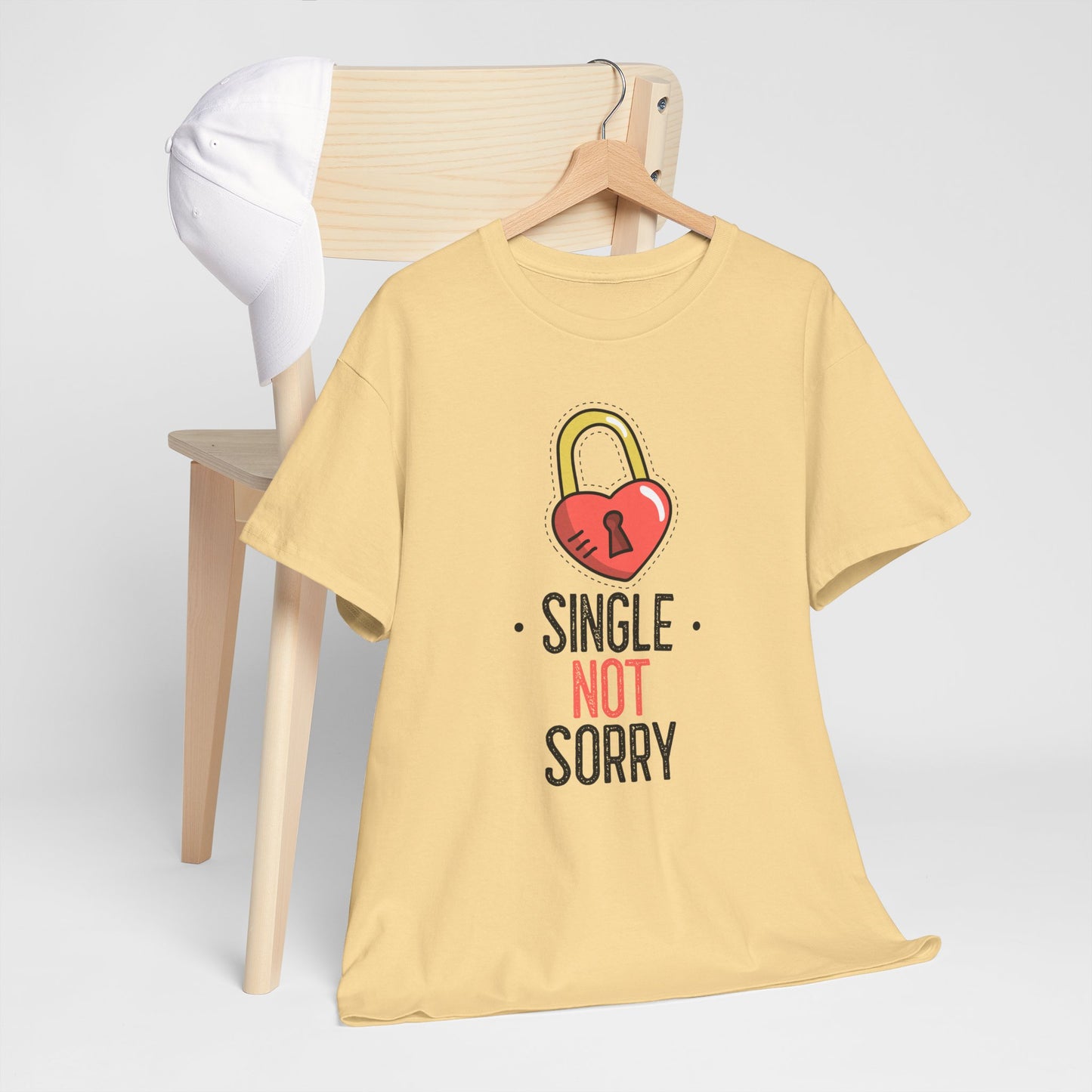Single Not Sorry Cotton Tee