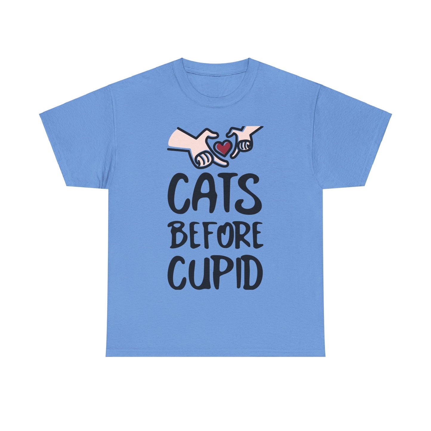 Cats Before Cupid Heavy Cotton Tee