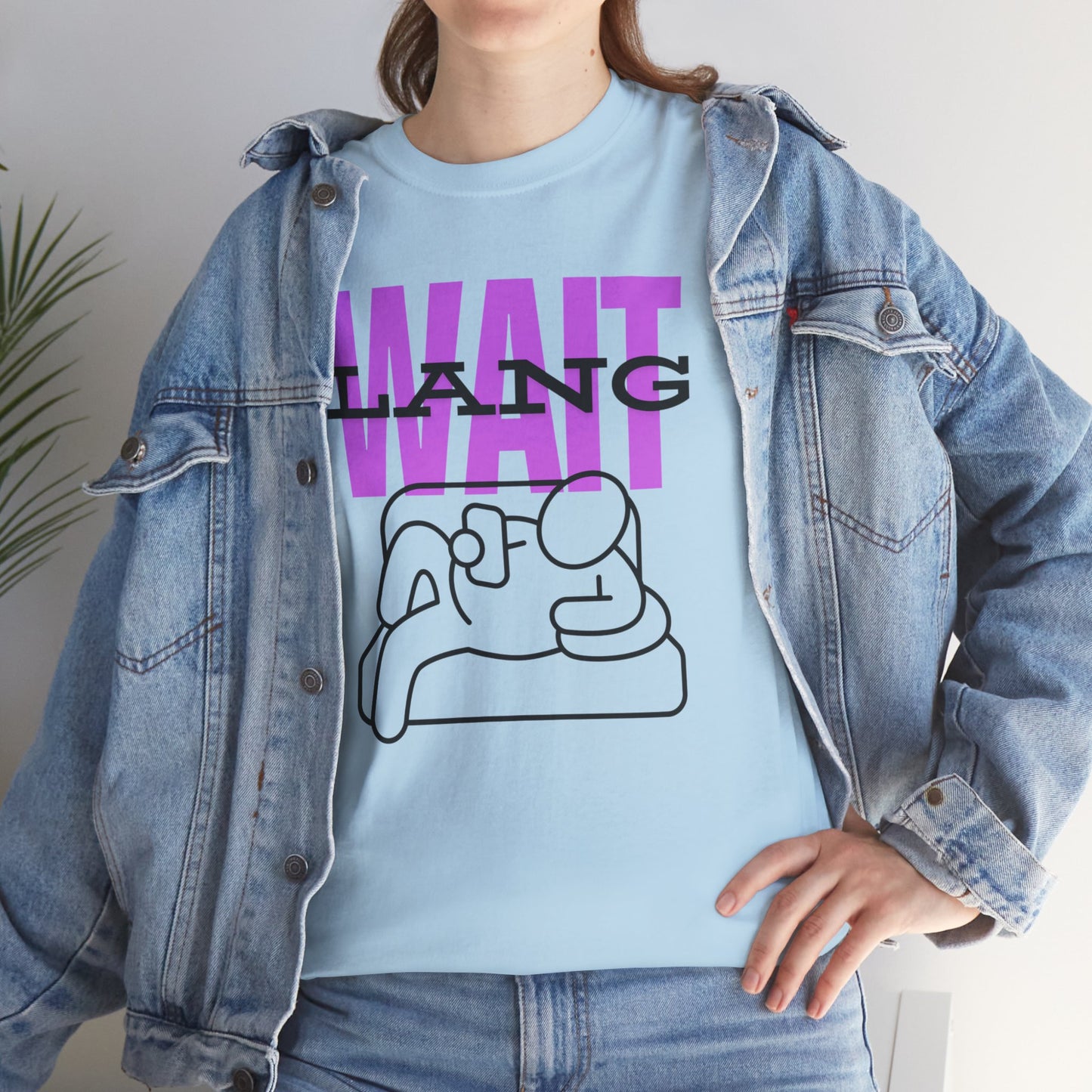 Wait Lang Men's Cotton Tee
