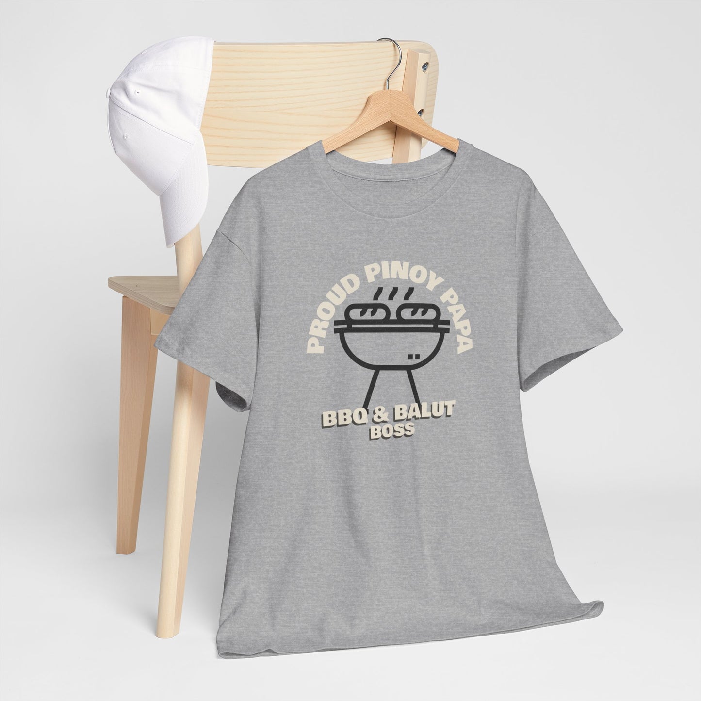 Proud Pinoy Papa BBQ and Balut Boss Men's Tee
