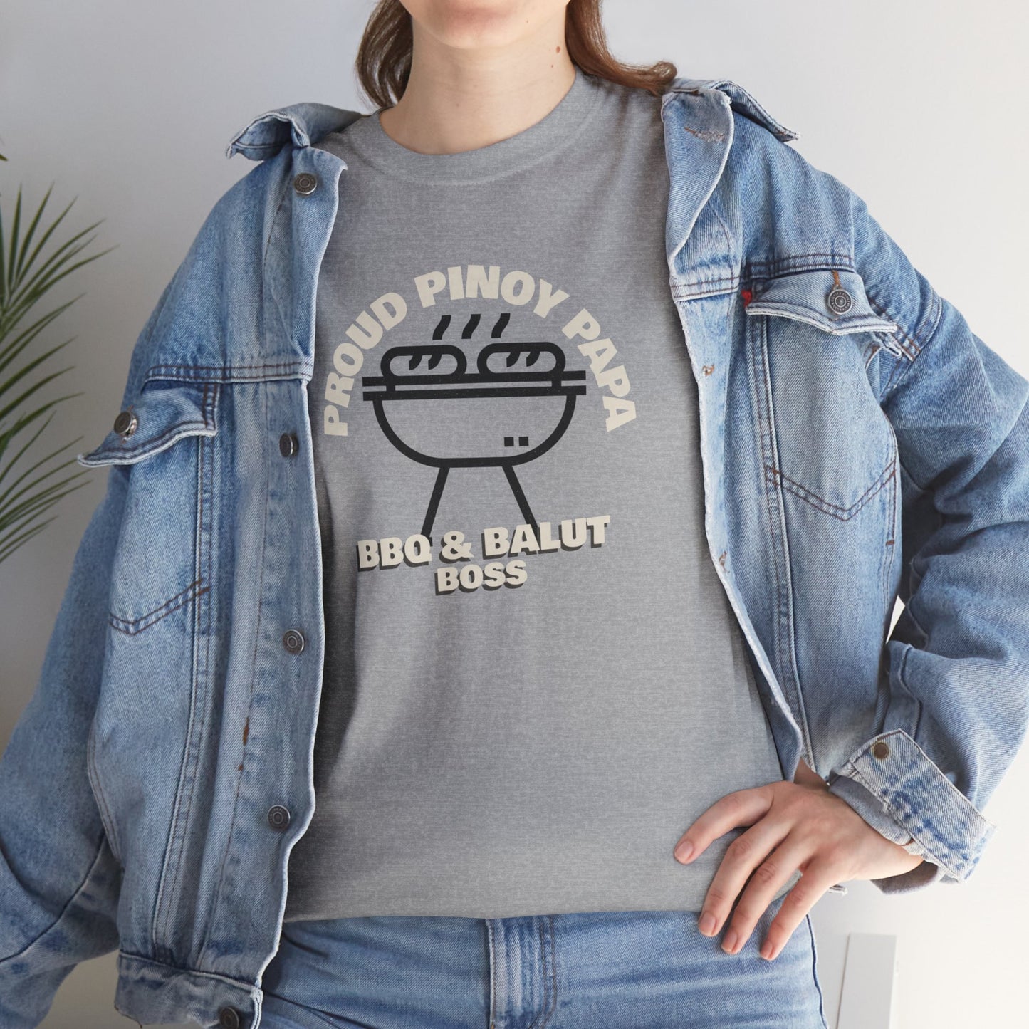Proud Pinoy Papa BBQ and Balut Boss Men's Tee