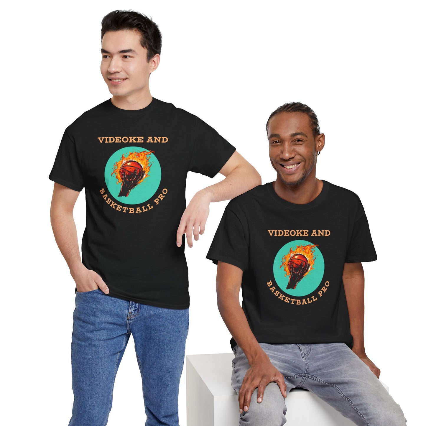 Videoke and Basket Ball Men's Tee