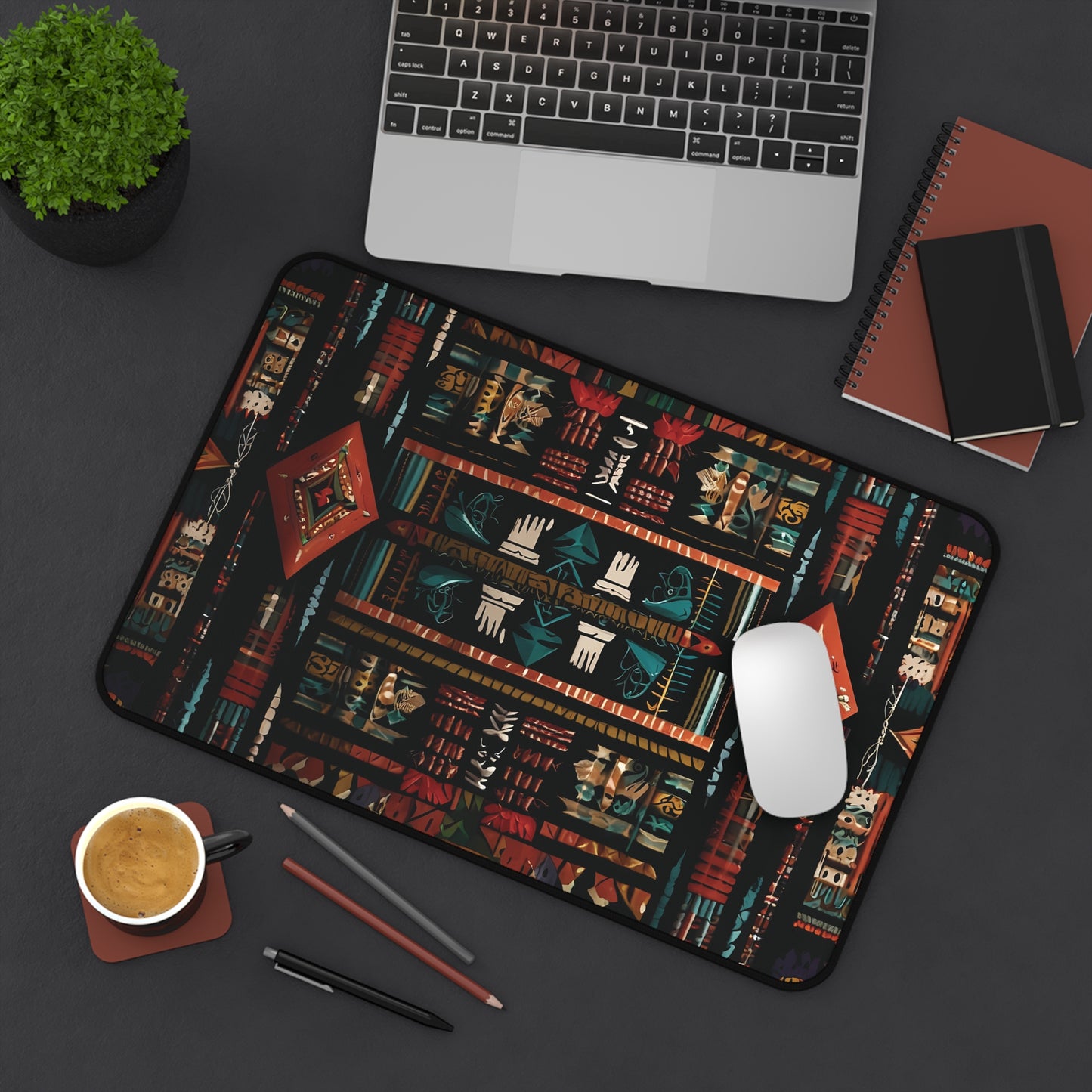 Tribal Pattern Desk Mat