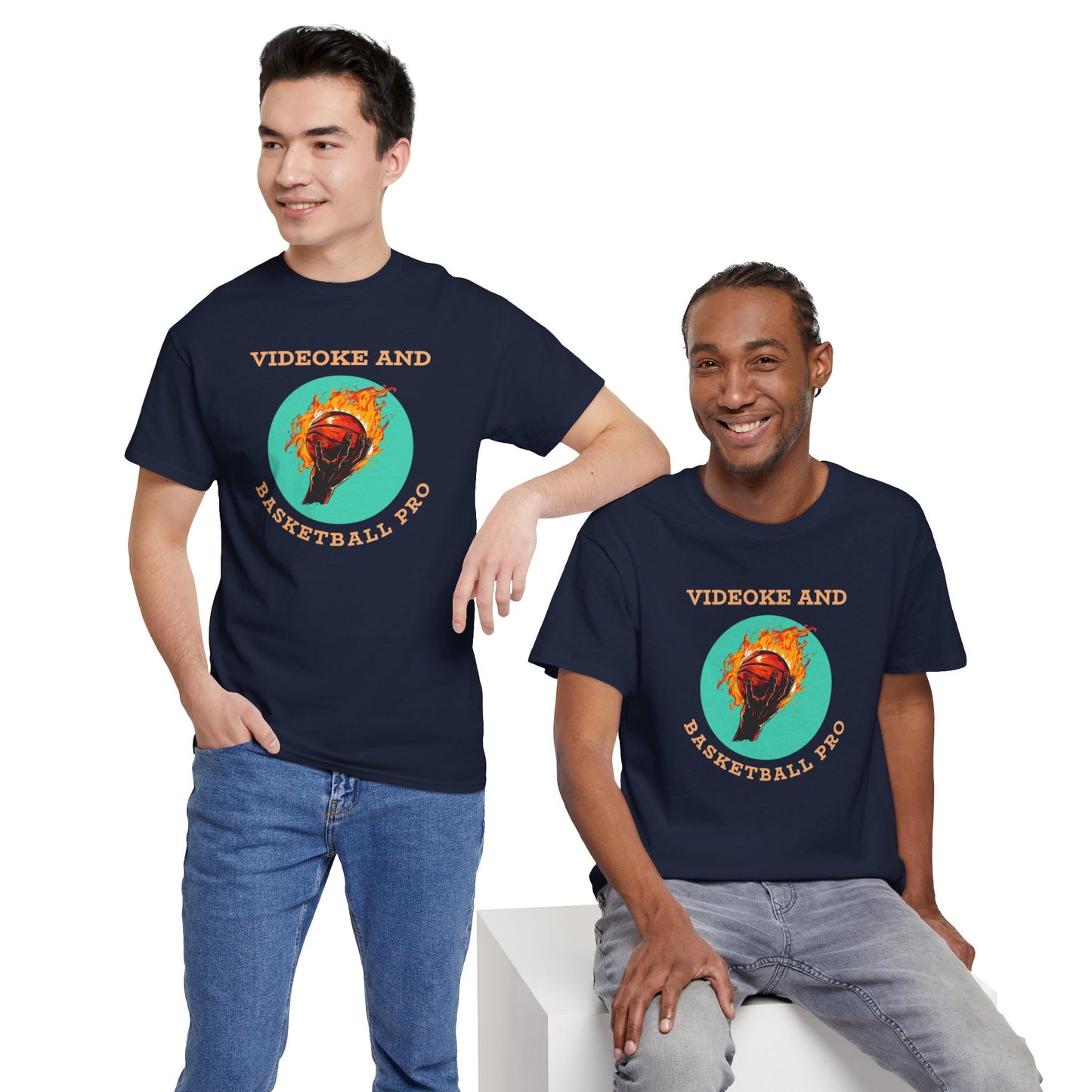 Videoke and Basket Ball Men's Tee