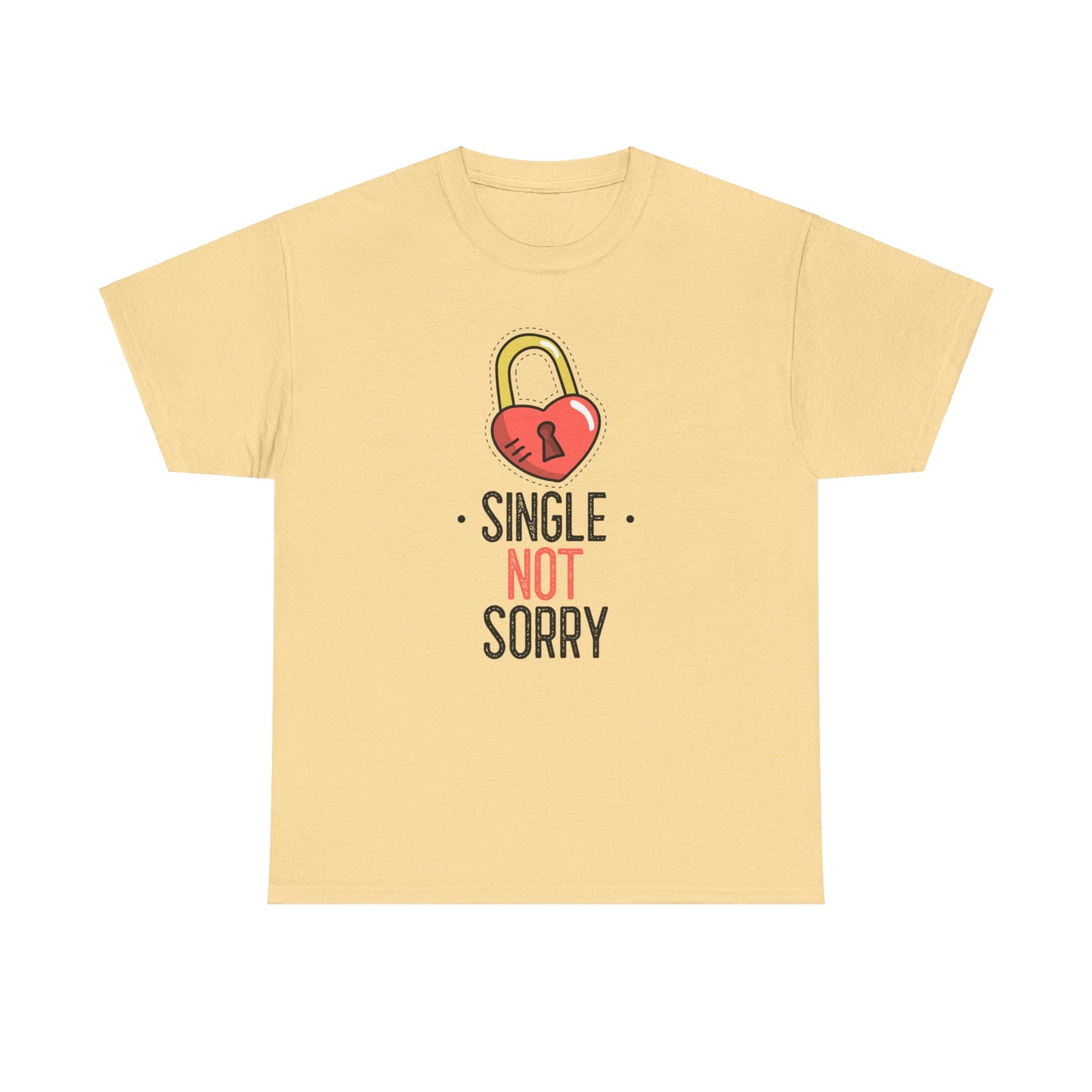 Single Not Sorry Cotton Tee