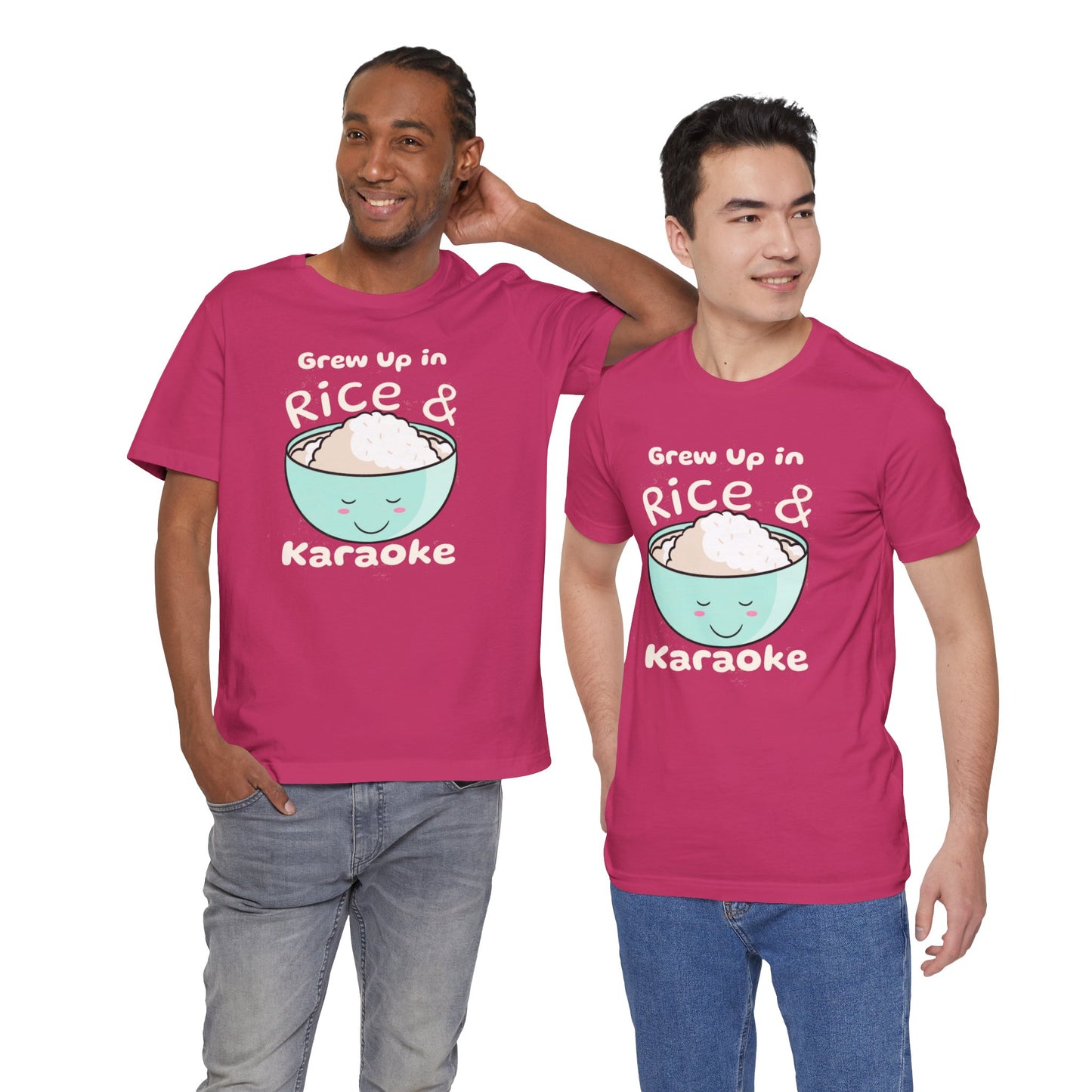 Grew Up in Rice and Karaoke Premium Soft Men's Tee