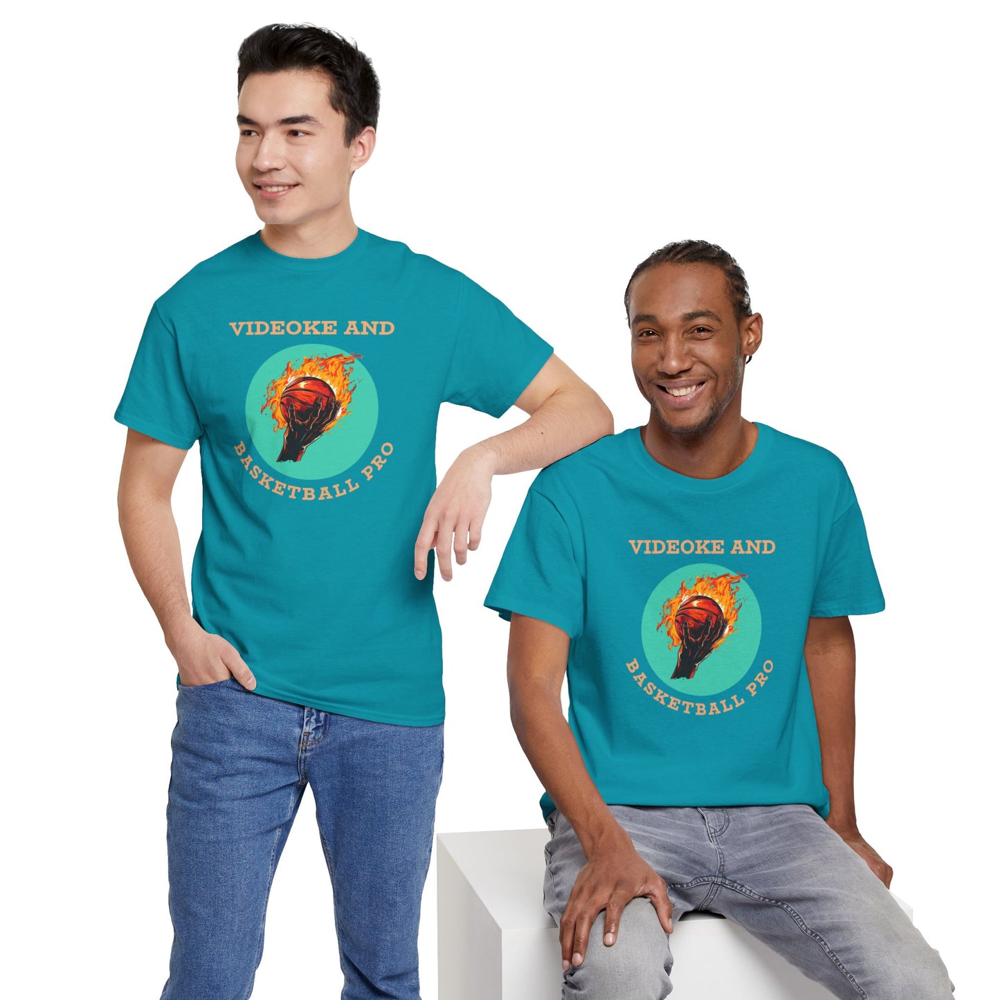 Videoke and Basket Ball Men's Tee