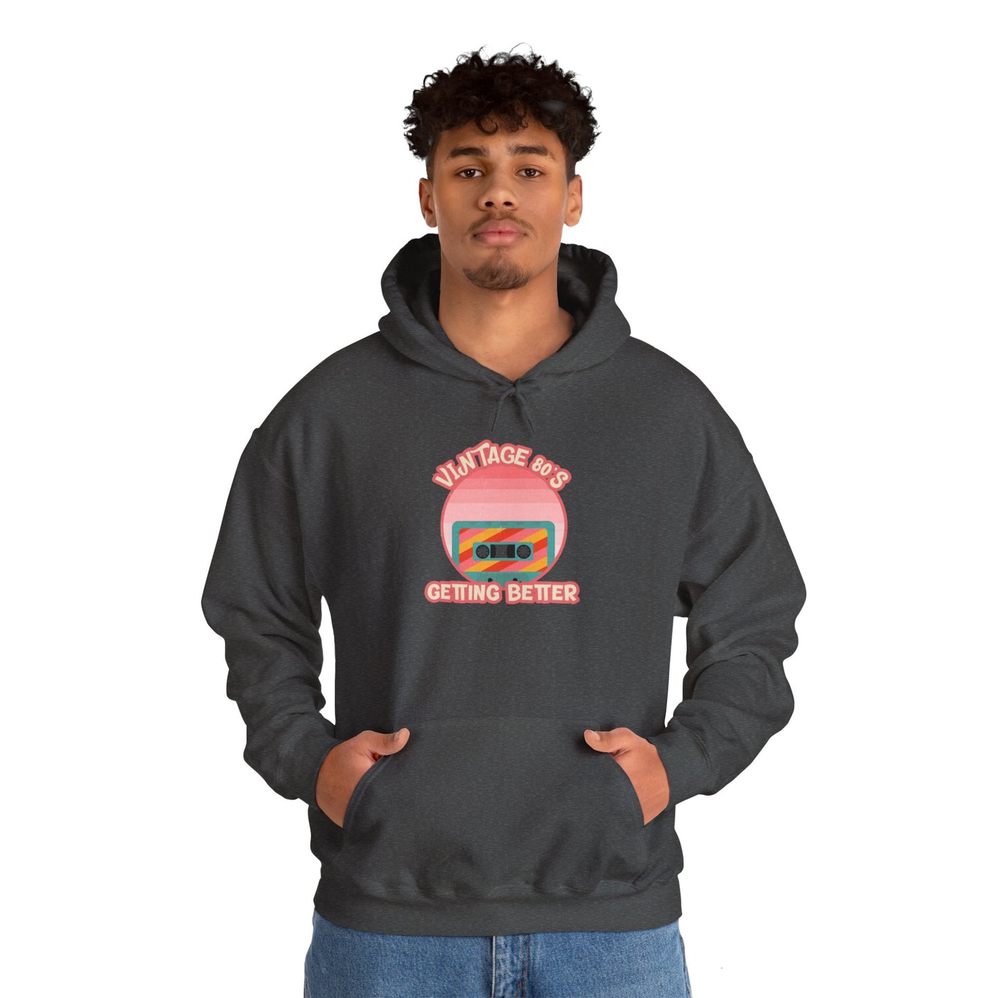 Vintage 80's Getting Better Unisex Hoodie
