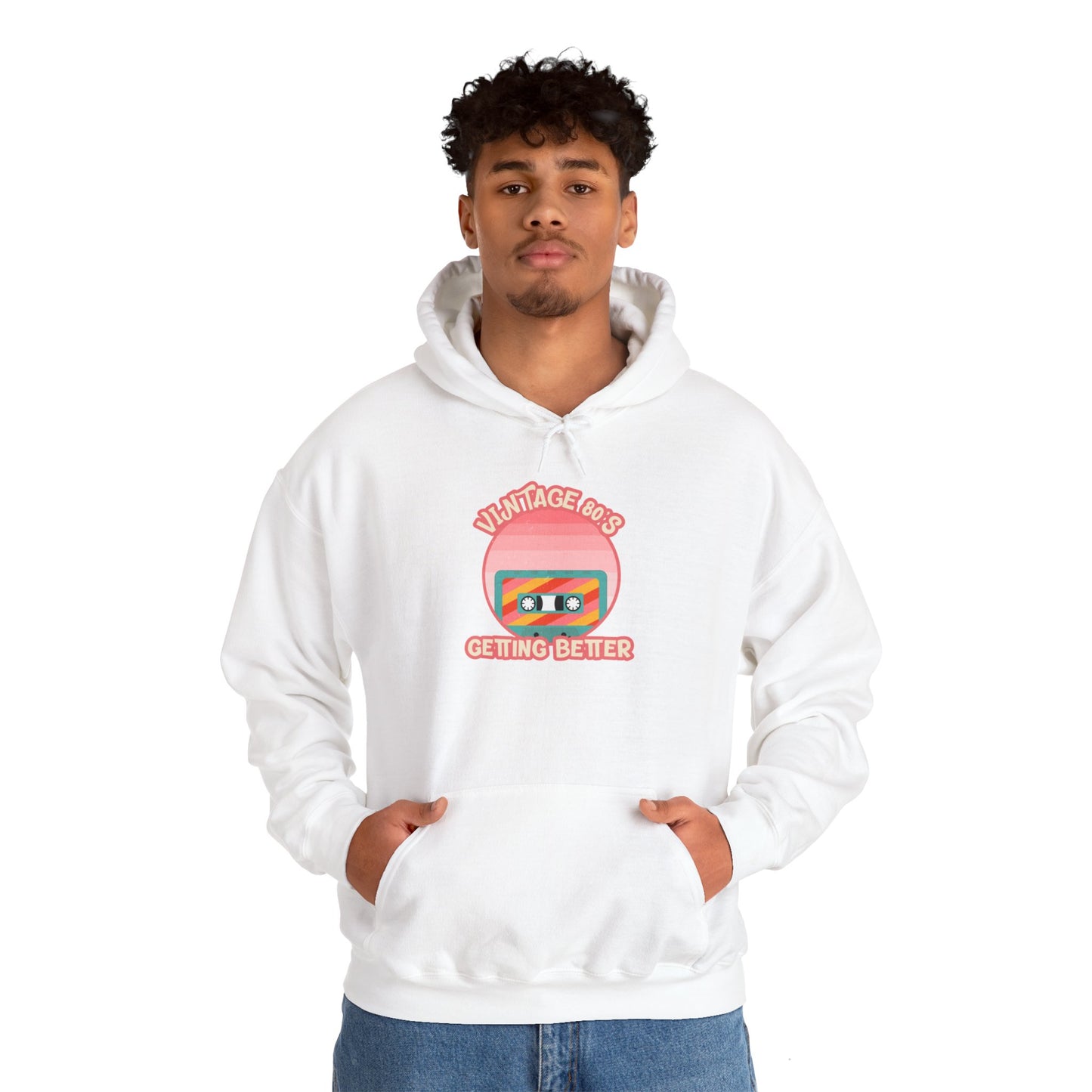 Vintage 80's Getting Better Unisex Hoodie