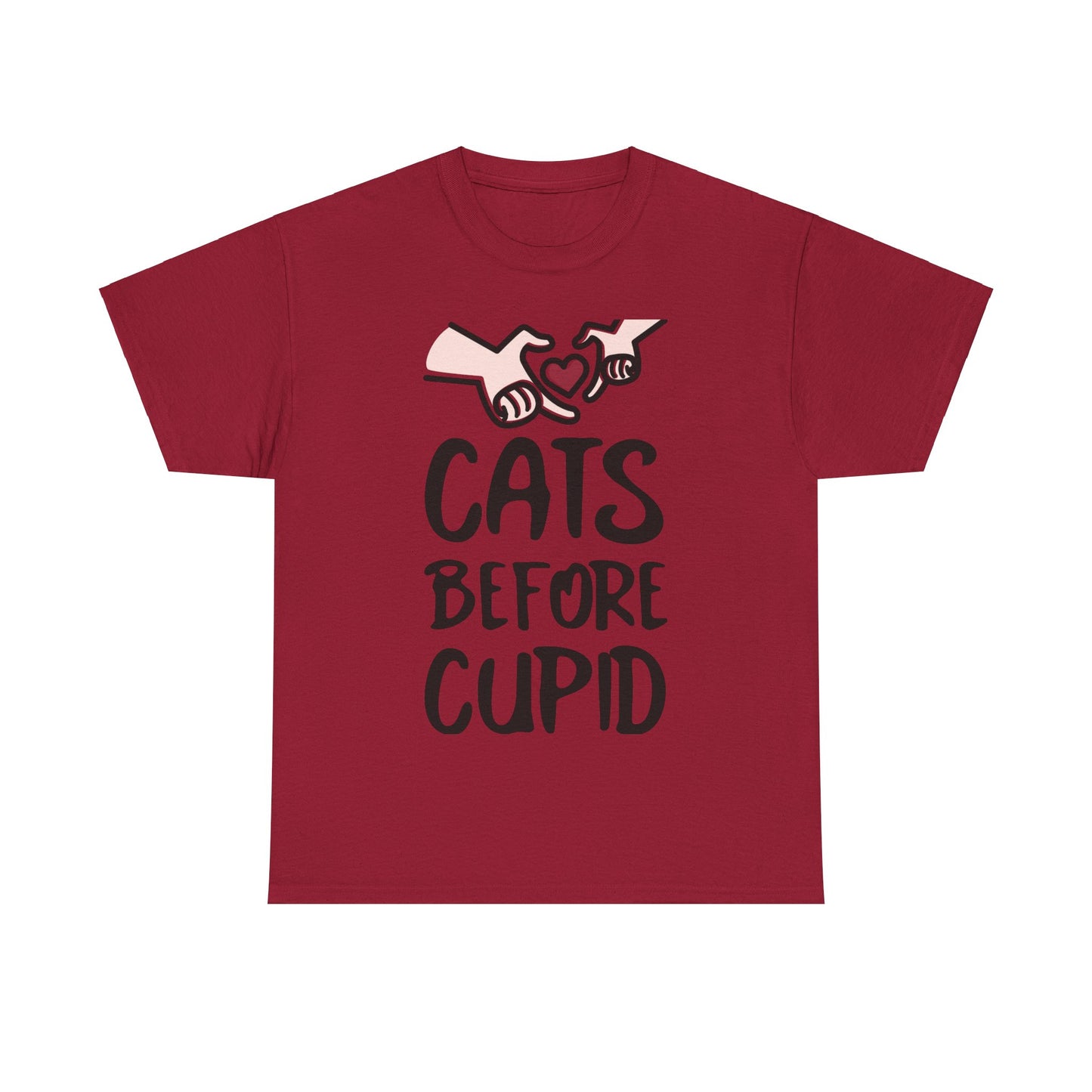 Cats Before Cupid Heavy Cotton Tee
