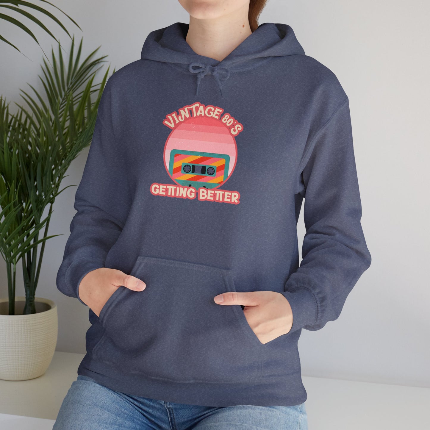 Vintage 80's Getting Better Unisex Hoodie