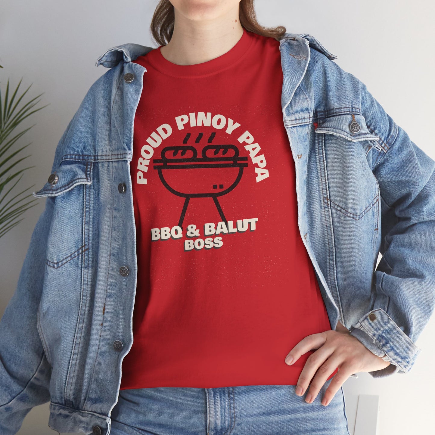 Proud Pinoy Papa BBQ and Balut Boss Men's Tee