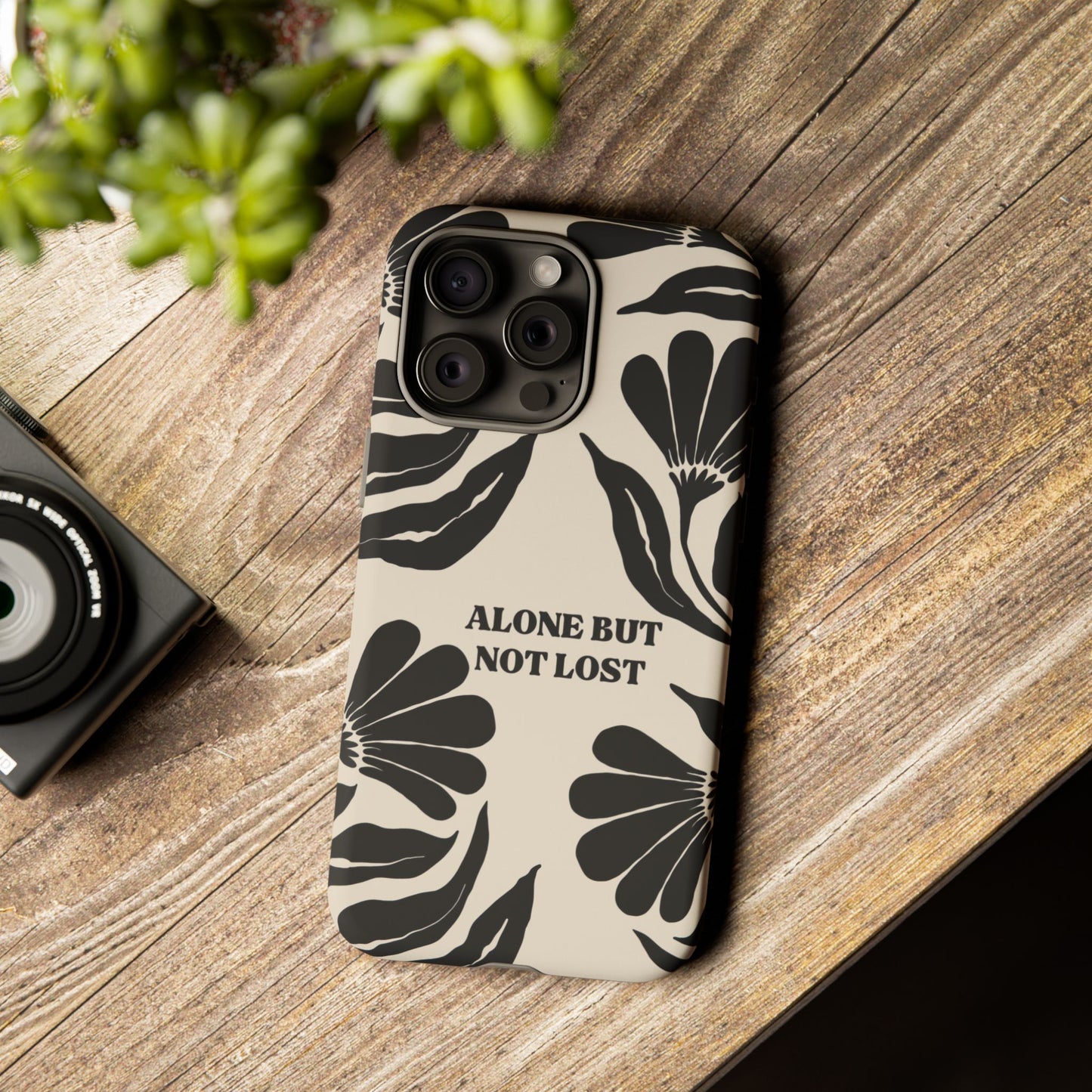'Alone But Not Lost' Phone Case