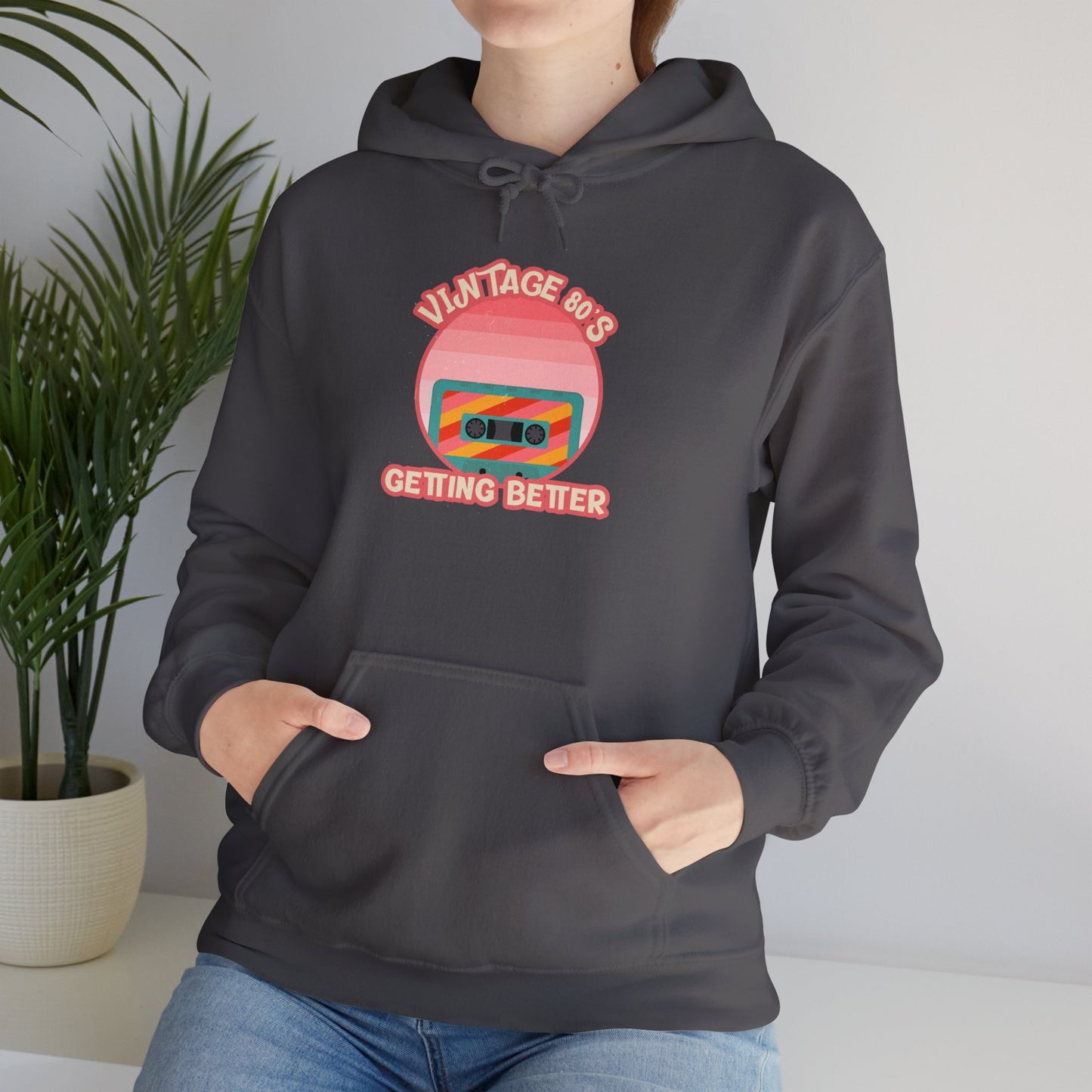 Vintage 80's Getting Better Unisex Hoodie