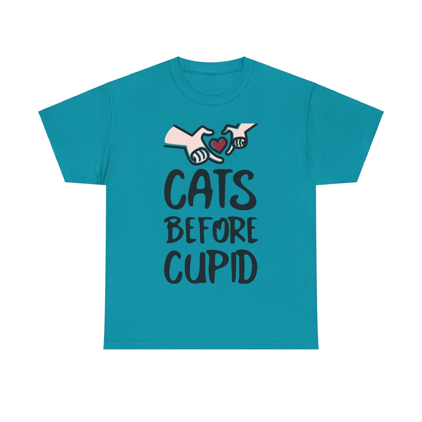 Cats Before Cupid Heavy Cotton Tee