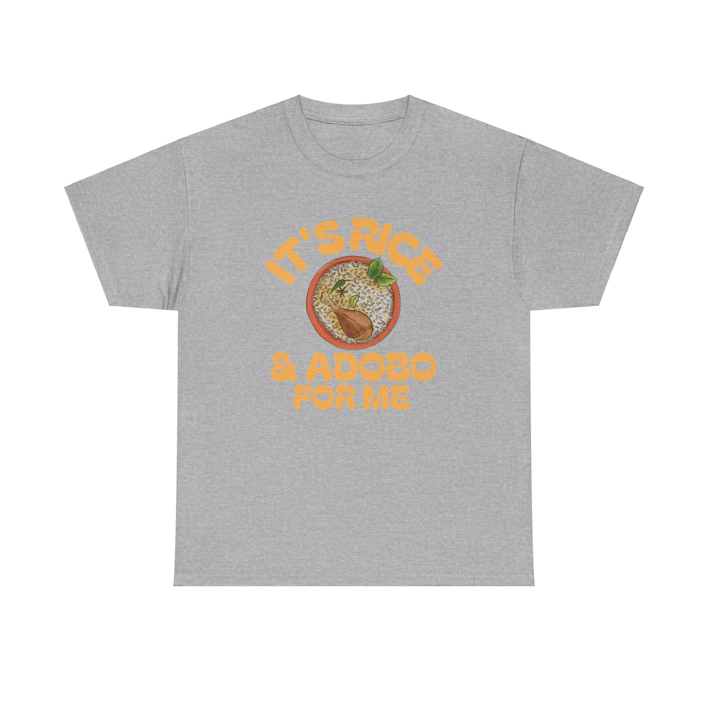 It's Rice and Adobo For Me Men's Cotton Tee