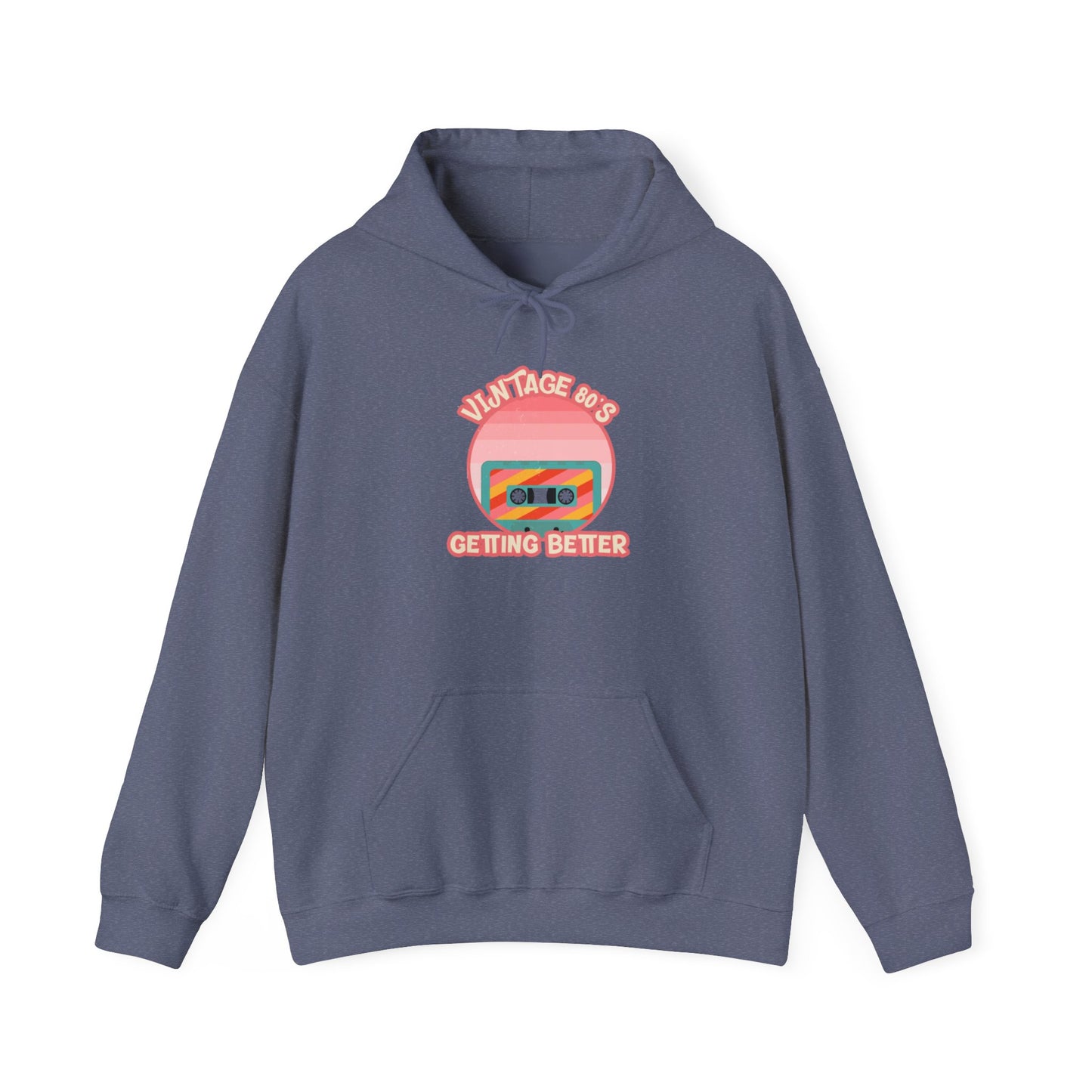 Vintage 80's Getting Better Unisex Hoodie