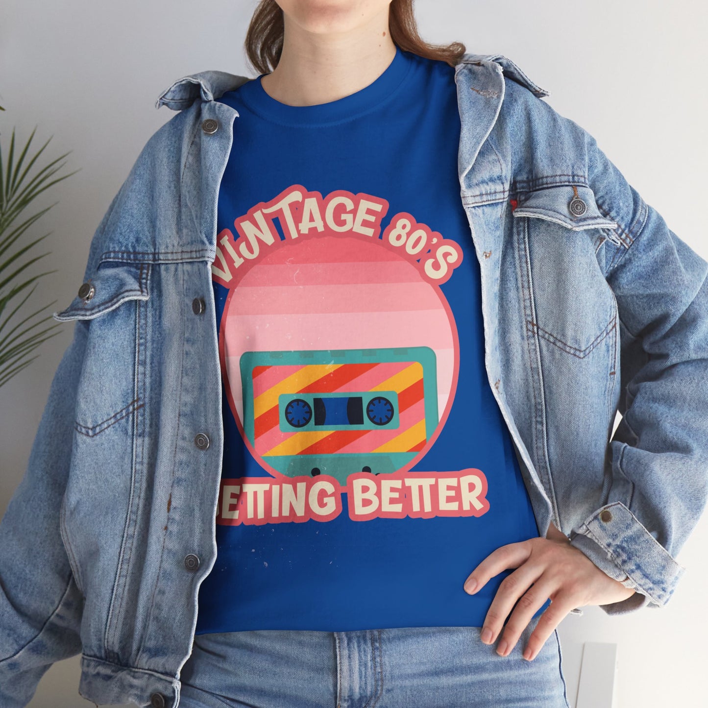 Vintage 80's Getting Better Men's Cotton Tee