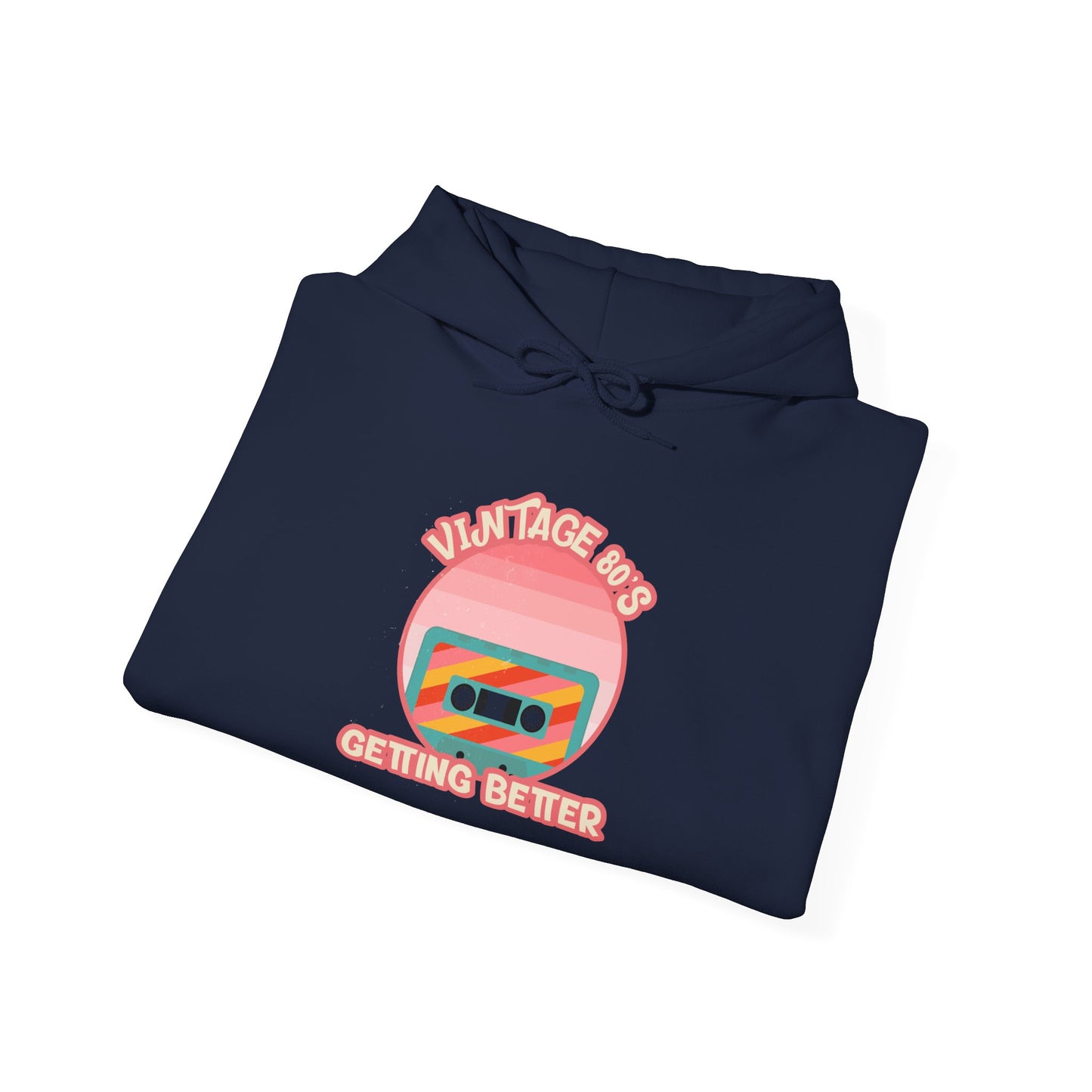 Vintage 80's Getting Better Unisex Hoodie