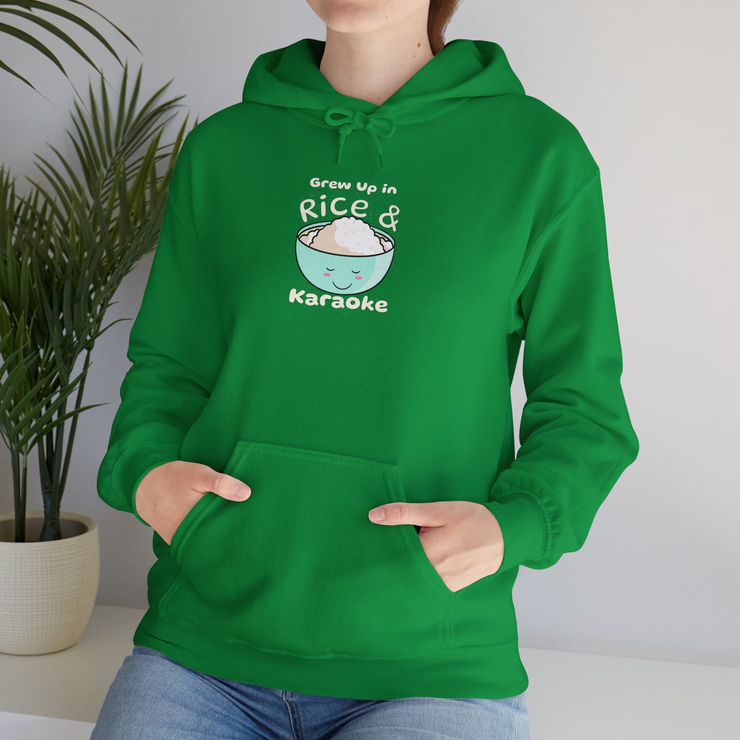 Grew Up in Rice and Karaoke Unisex Hoodie
