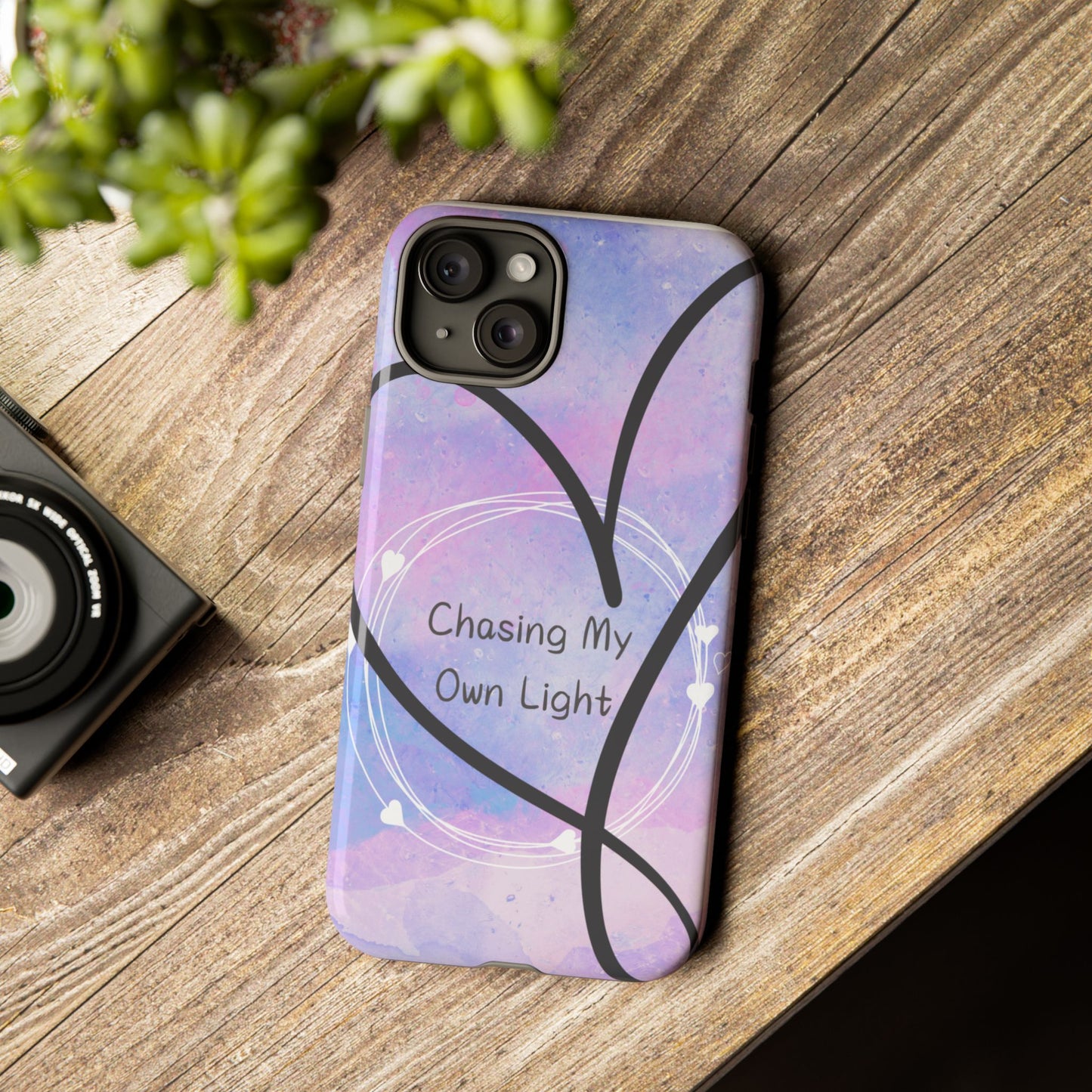 Chasing My Own Light Phone Case
