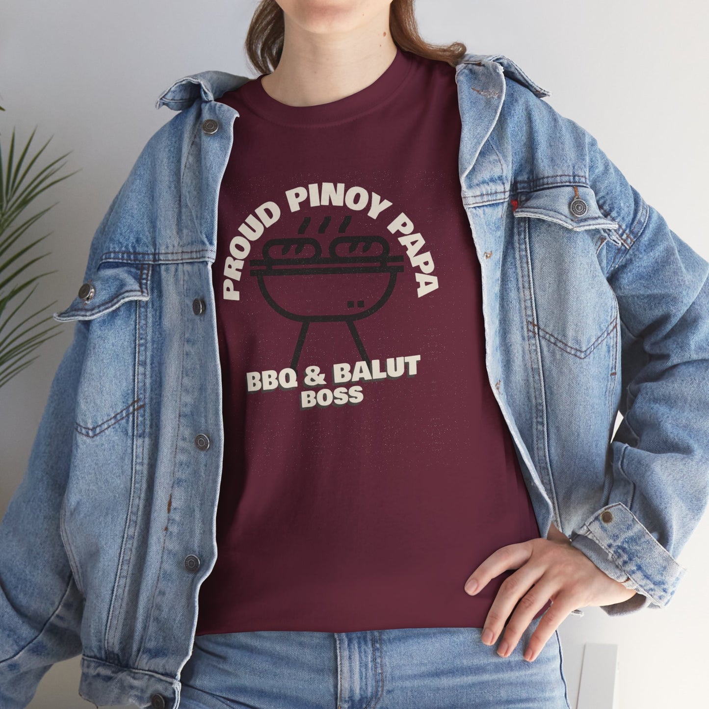 Proud Pinoy Papa BBQ and Balut Boss Men's Tee