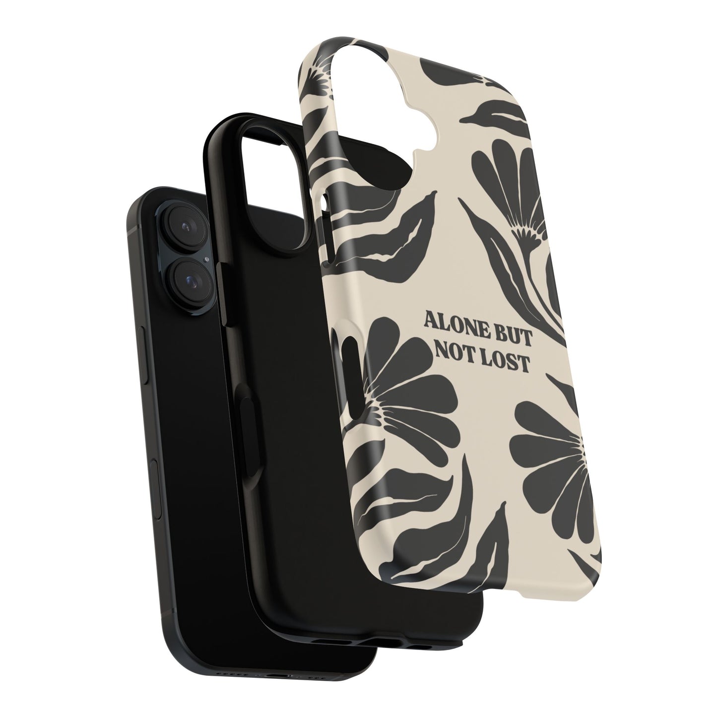 'Alone But Not Lost' Phone Case