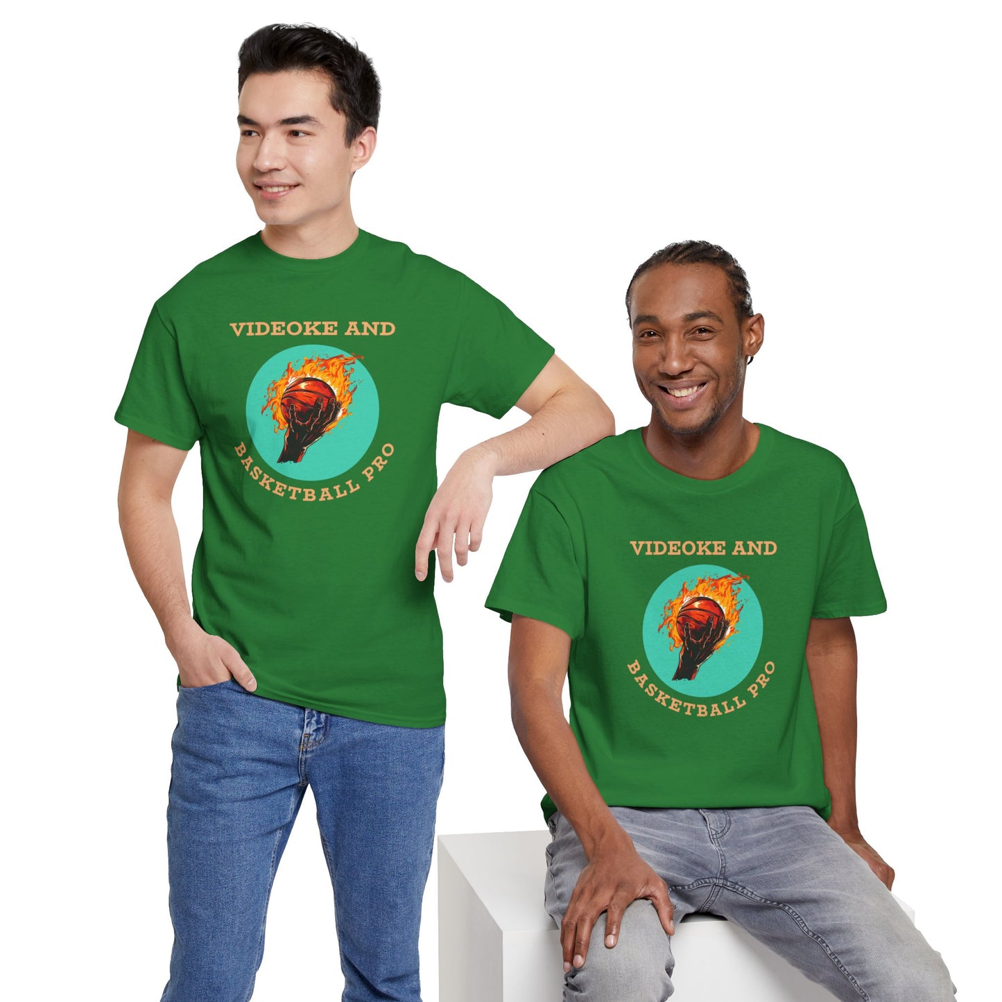 Videoke and Basket Ball Men's Tee