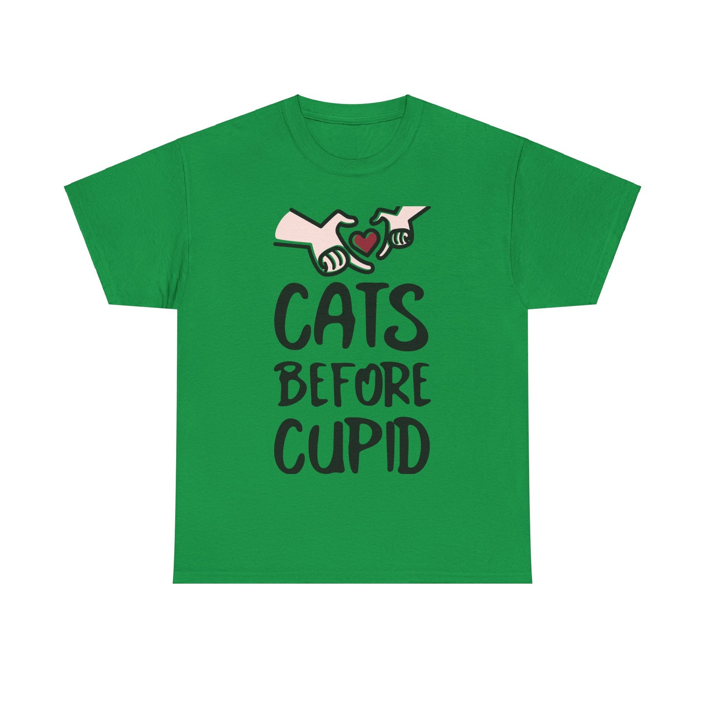 Cats Before Cupid Heavy Cotton Tee